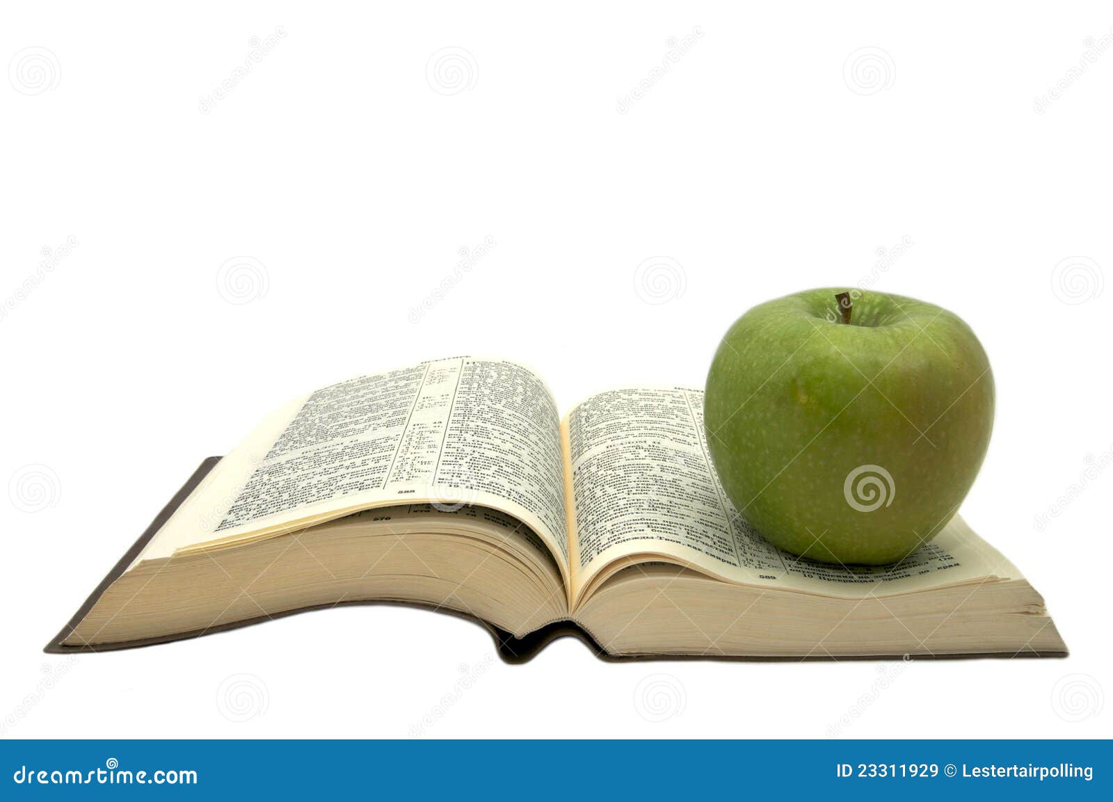 Book and an apple stock image. Image of novel, book, read 23311929
