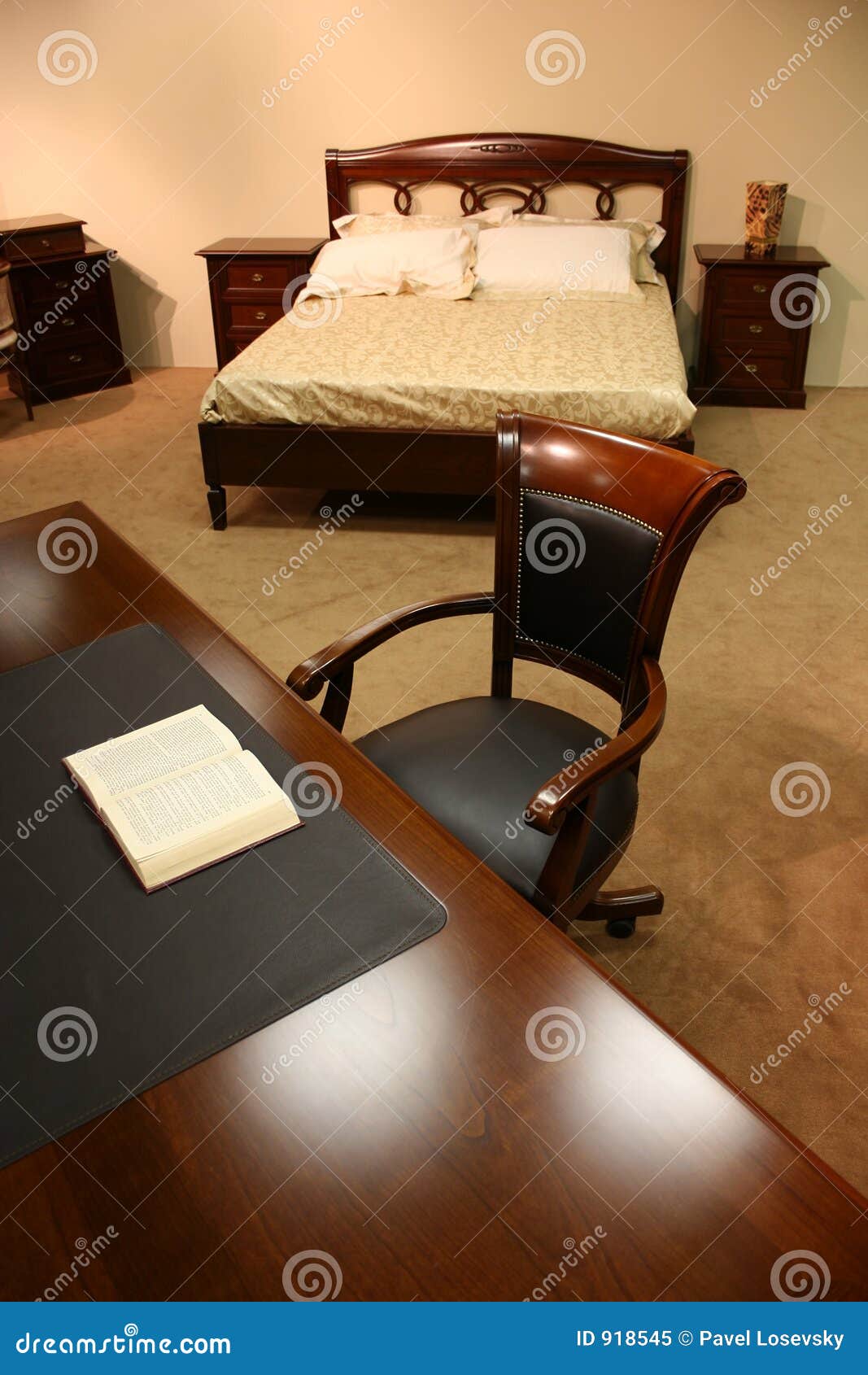 book in bedroom