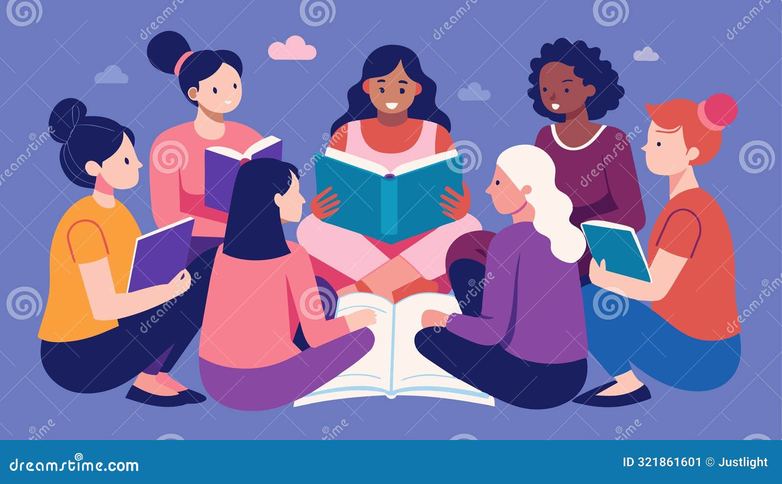 a book club discussing literature on body positivity and acceptance creating a safe space for open and meaningful