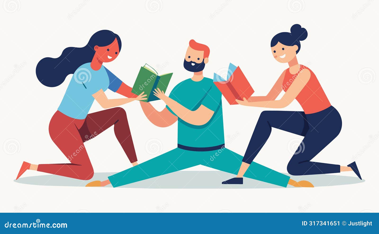 the book clubs stretch breaks are not only a chance to loosen up stiff muscles but also a time for members to connect