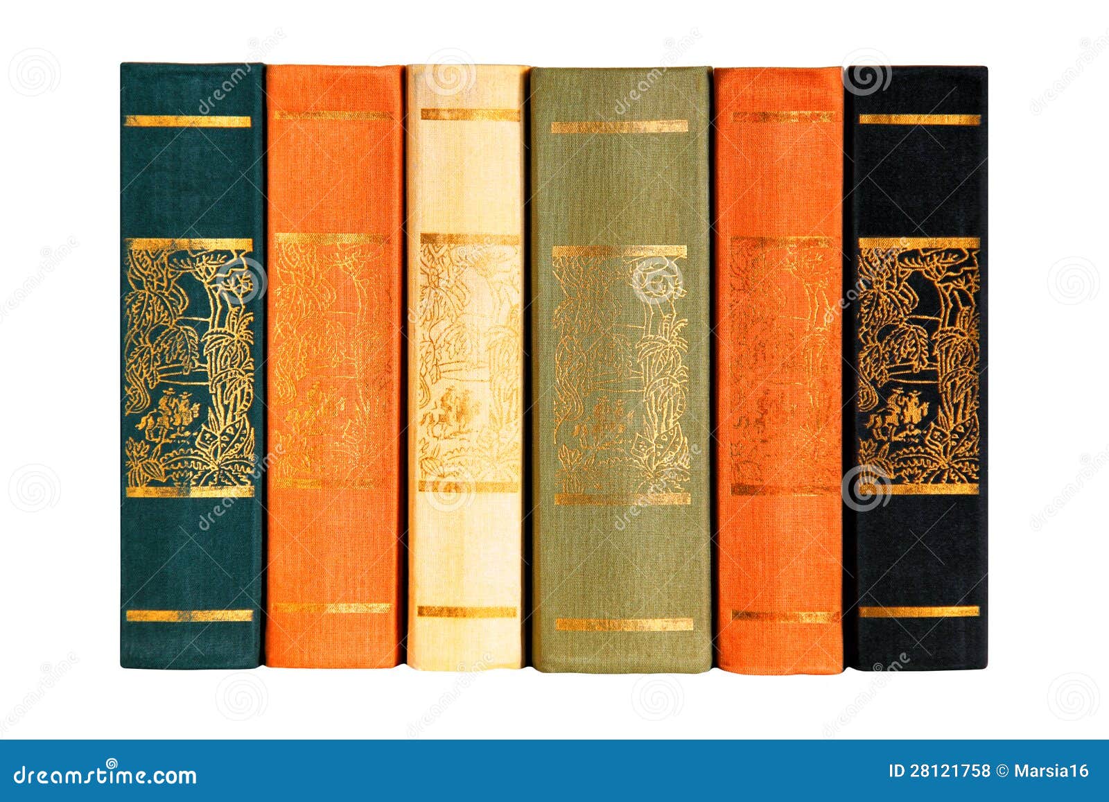 book collection of six volumes