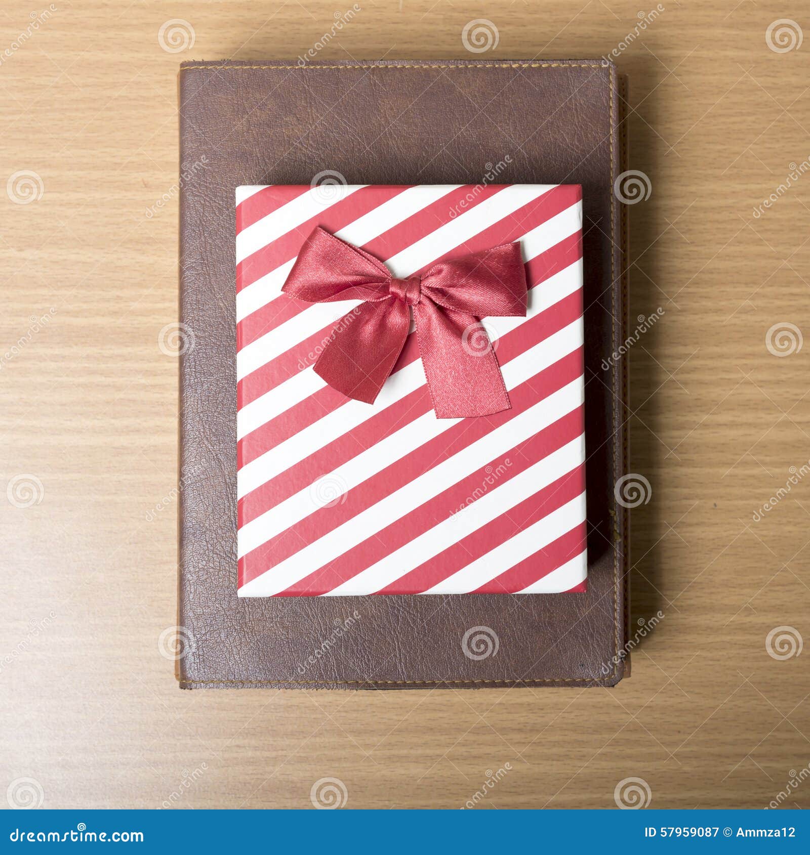 Book with gift box stock image. Image of books, university 57959087
