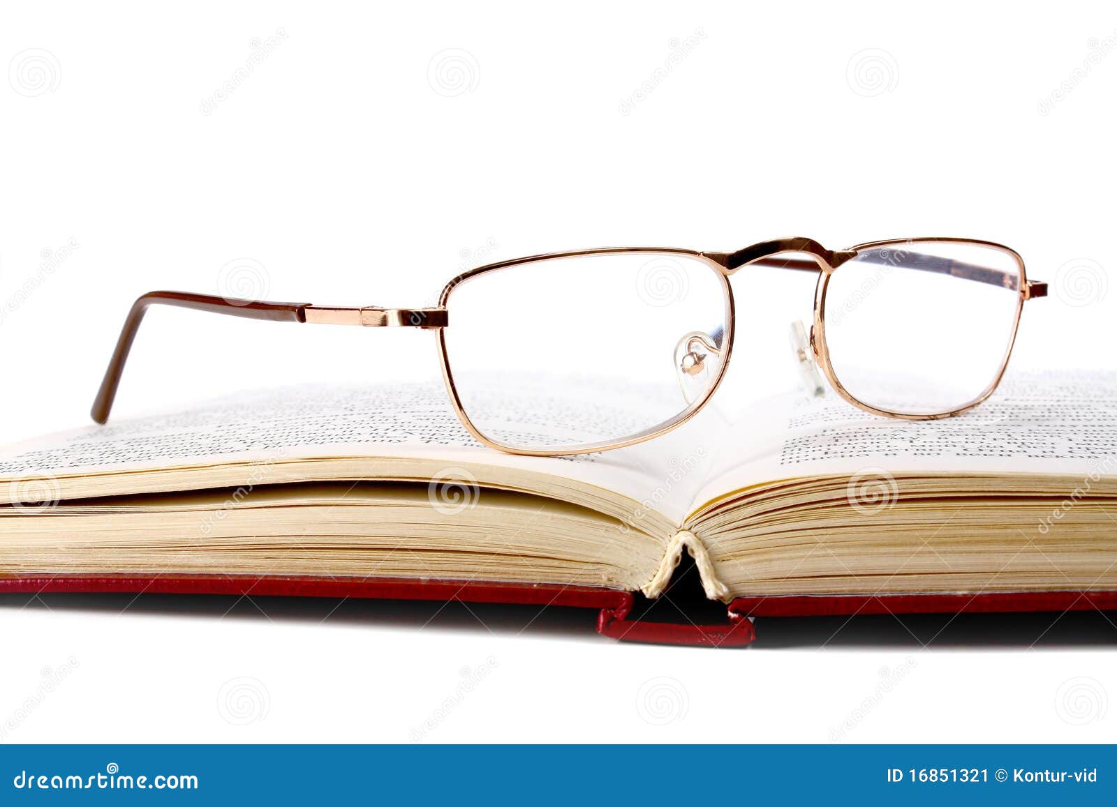 Book And Glasses Stock Image Image Of Text White Wisdom 16851321 
