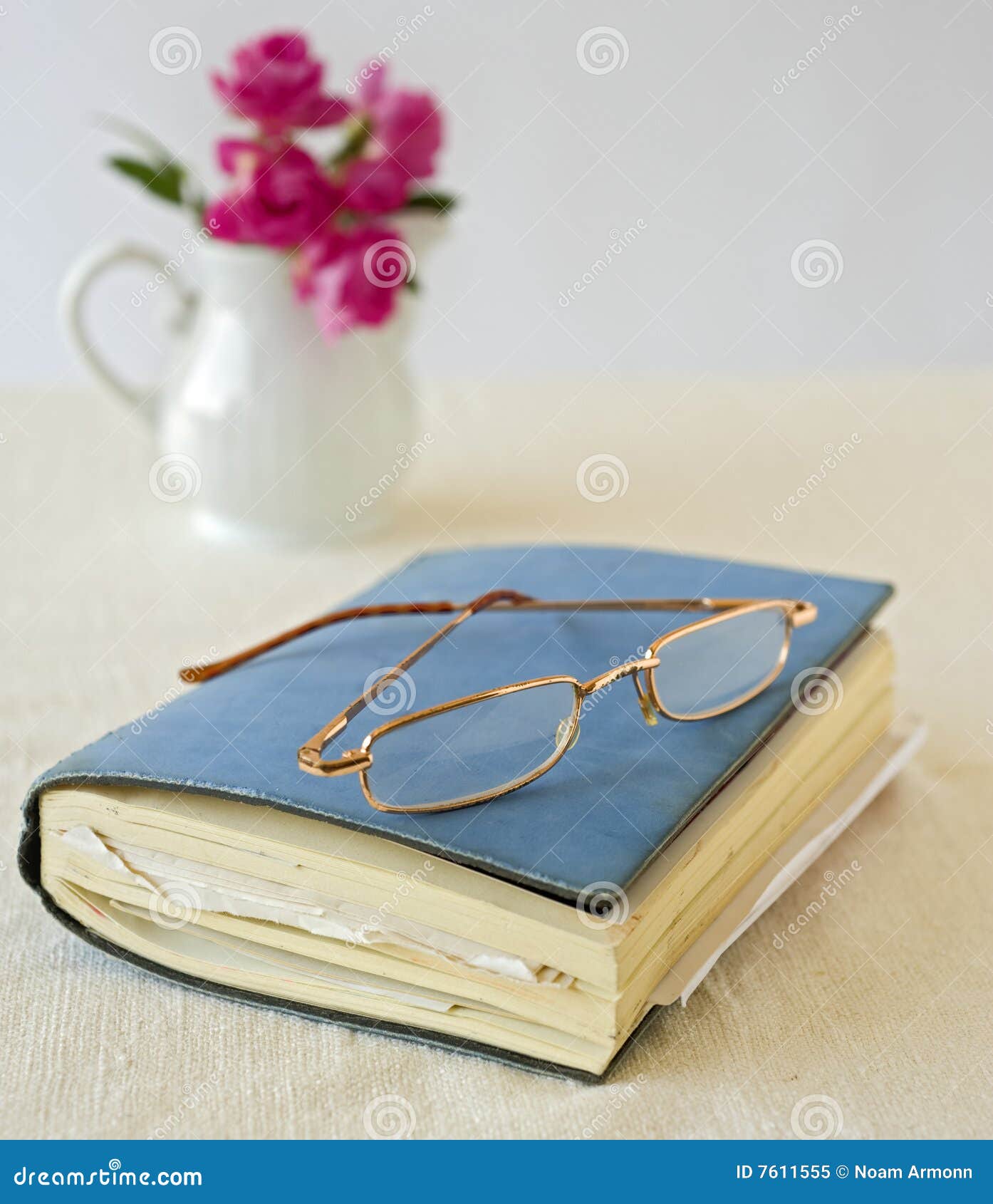 Book and glasses stock image. Image of college, educate 7611555