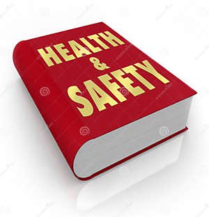 Book Of Health And Safety Rules Regulations Stock Illustration 
