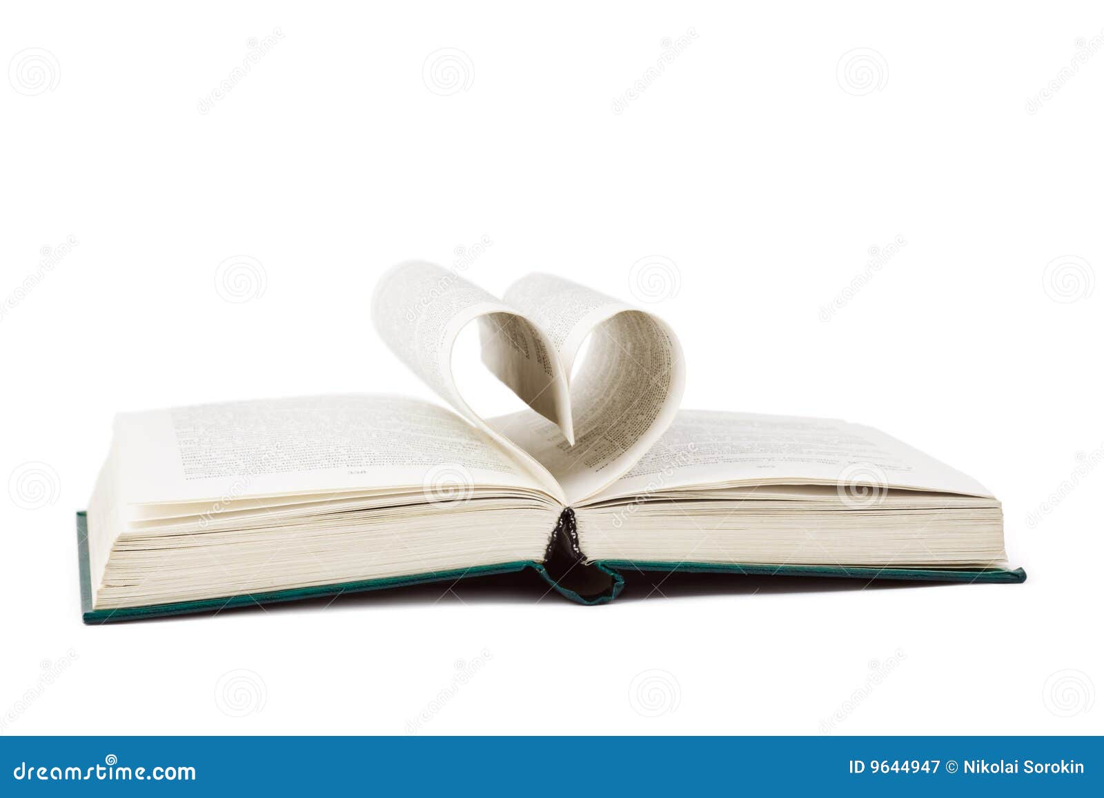 Book and Heart Shaped Pages Stock Image Image of page, couple 9644947