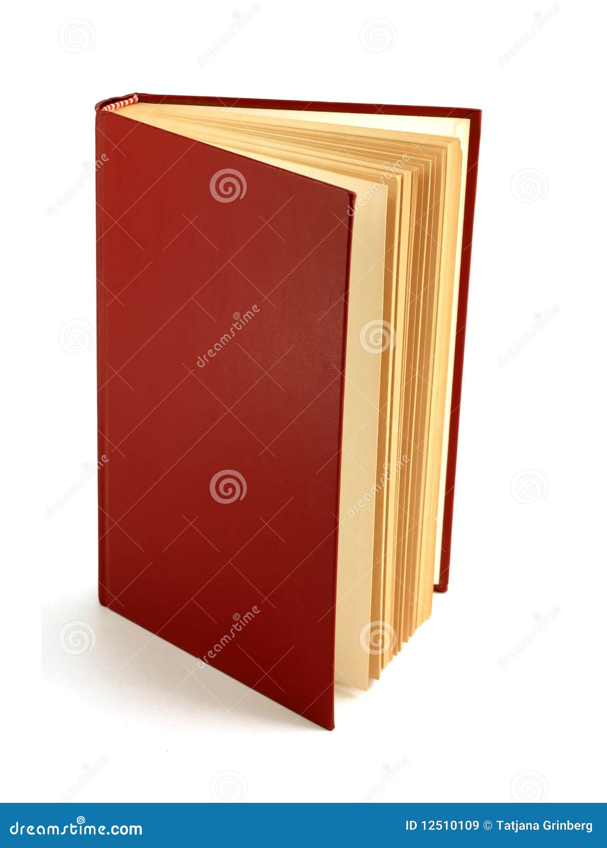 Book Isolated on White Background Stock Image - Image of background ...