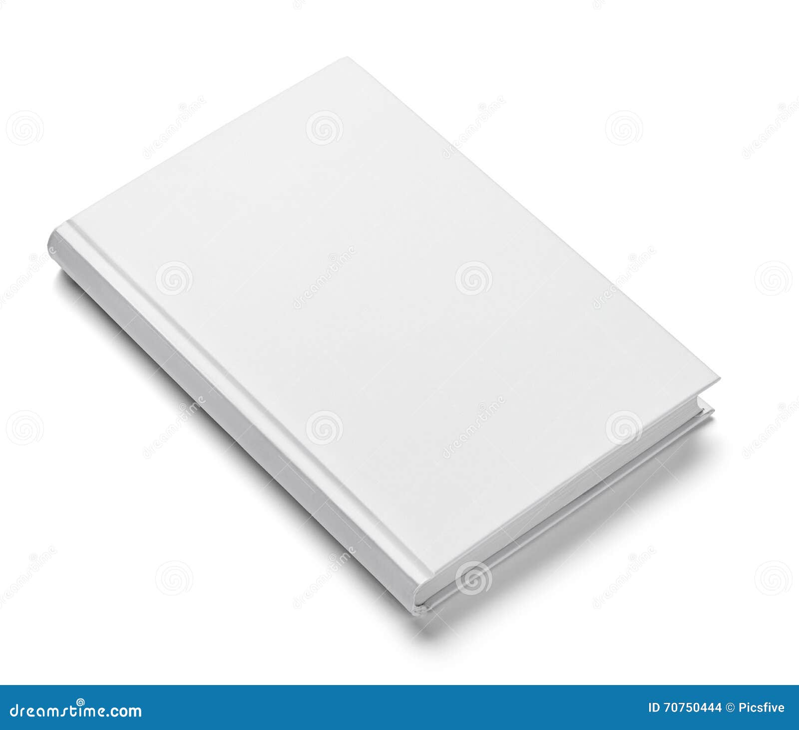 Book Notebook Textbook White Blank Paper Template Stock Photo Image