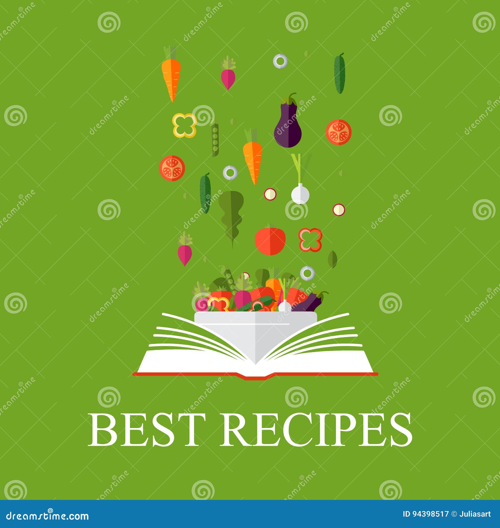 Book of Recipes, Cookbook, Best Recipes. Vegetarian, Healthy Eat Stock ...