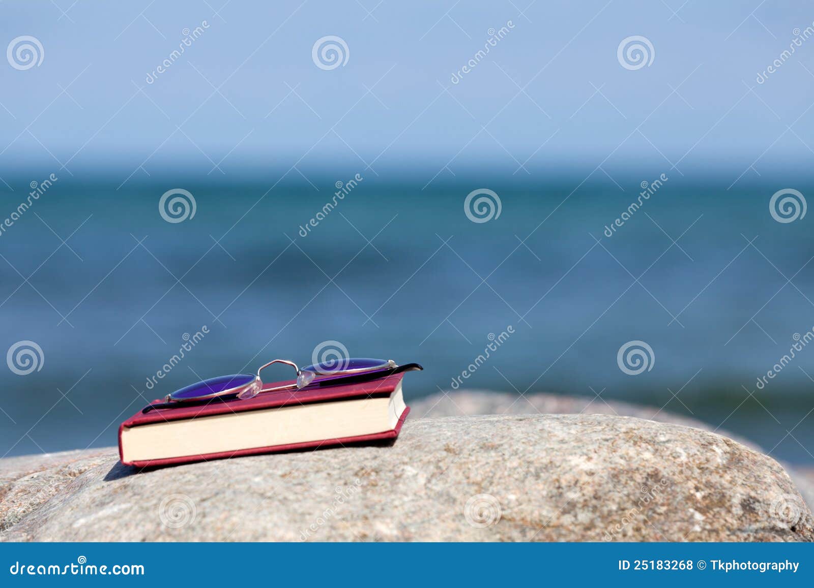 Book on a rock stock photo. Image of foreground, natural 25183268