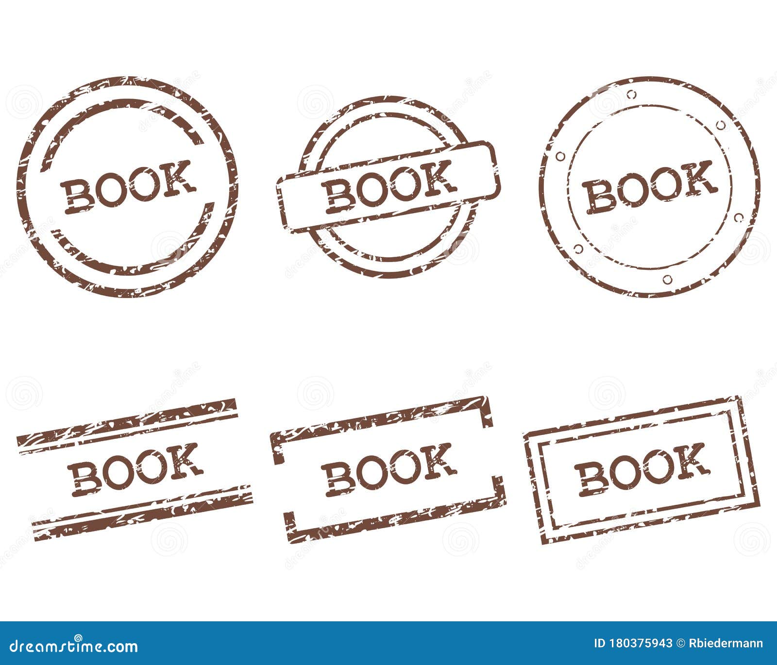 Book stamps stock vector. Illustration of brown, button 180375943