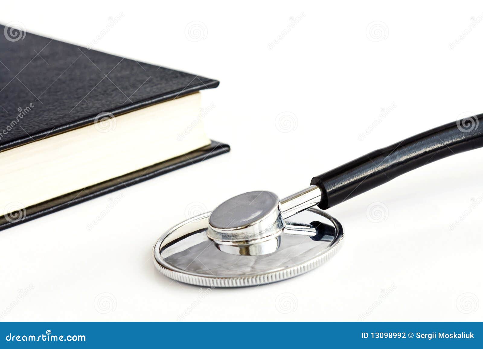 Book and stethoscope stock photo. Image of profession 13098992