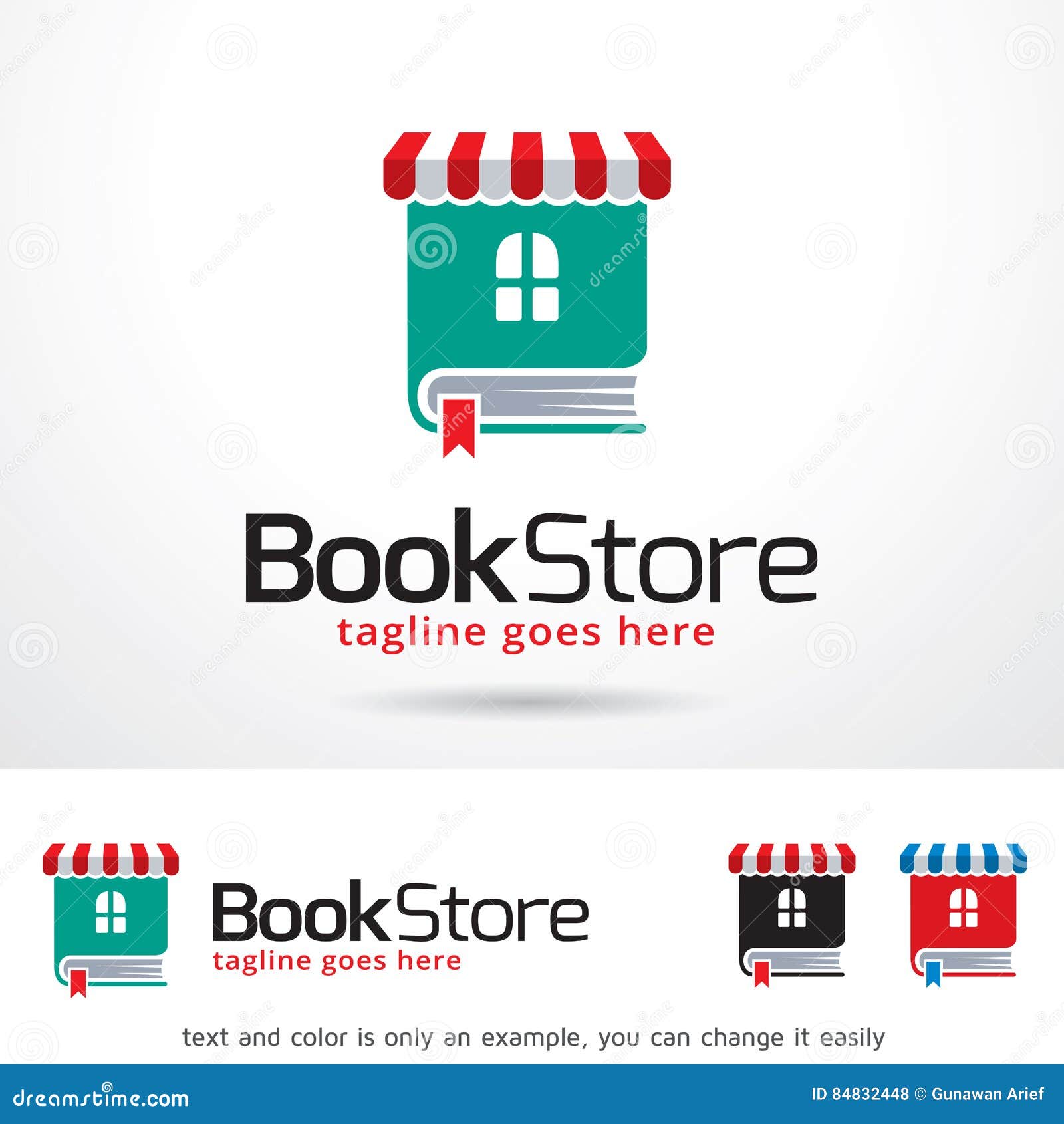 Book Store Logo Template Design Vector Stock Vector Illustration of