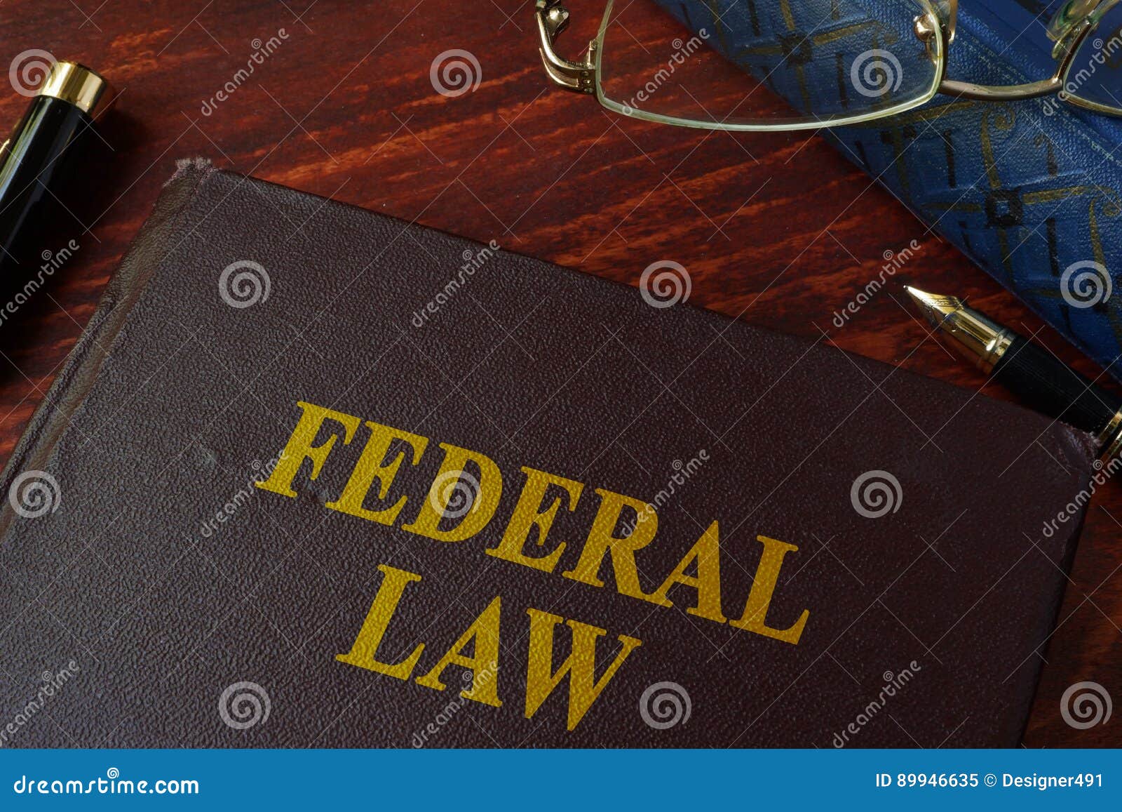 book with title federal law.