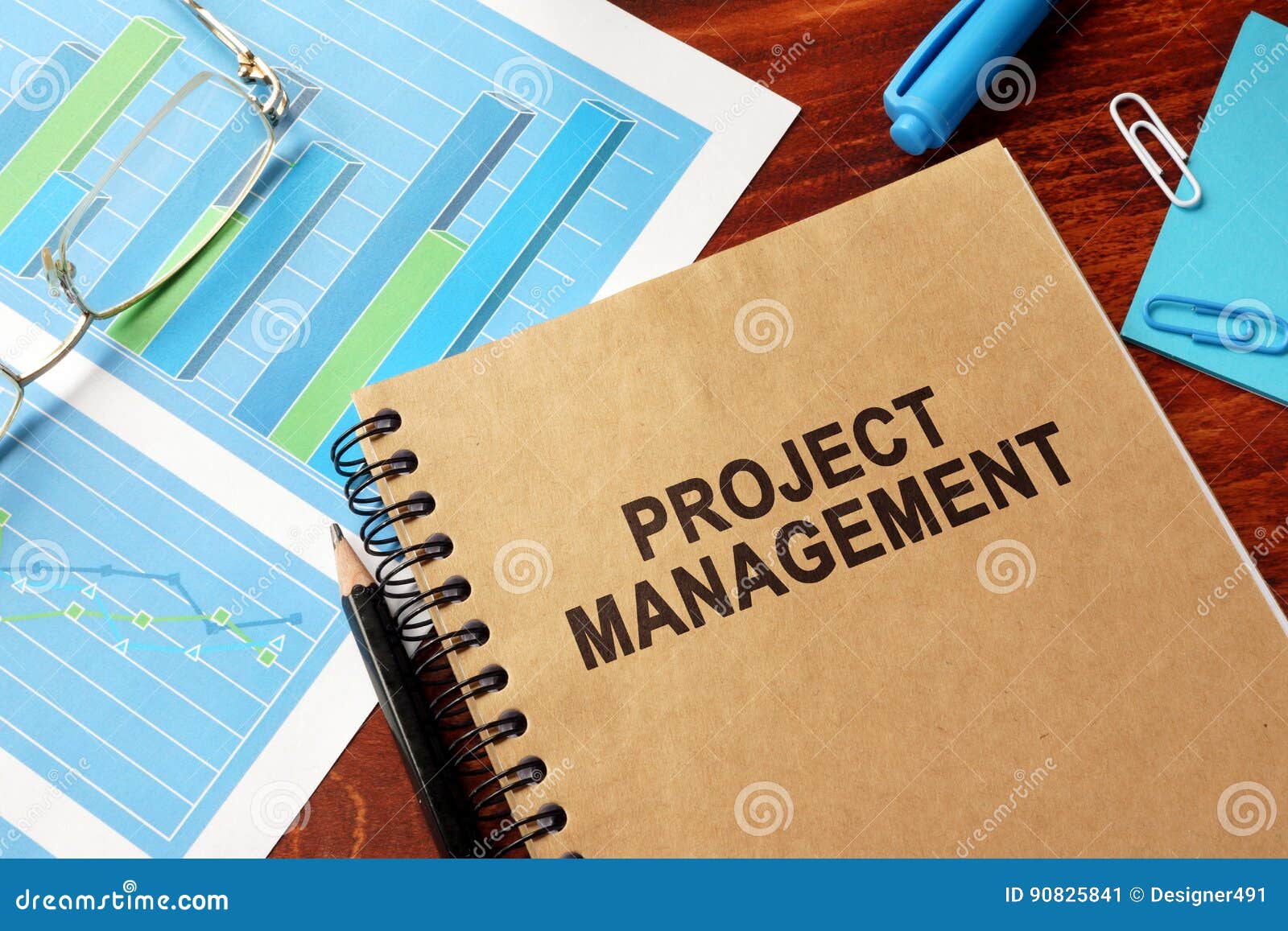 Book with Title Project Management. Stock Image Image of conceptual