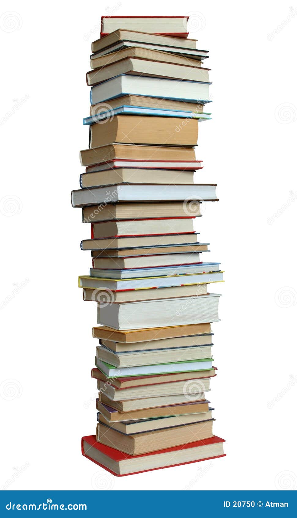 Book Tower stock photo. Image of text, book, books, isolated - 20750