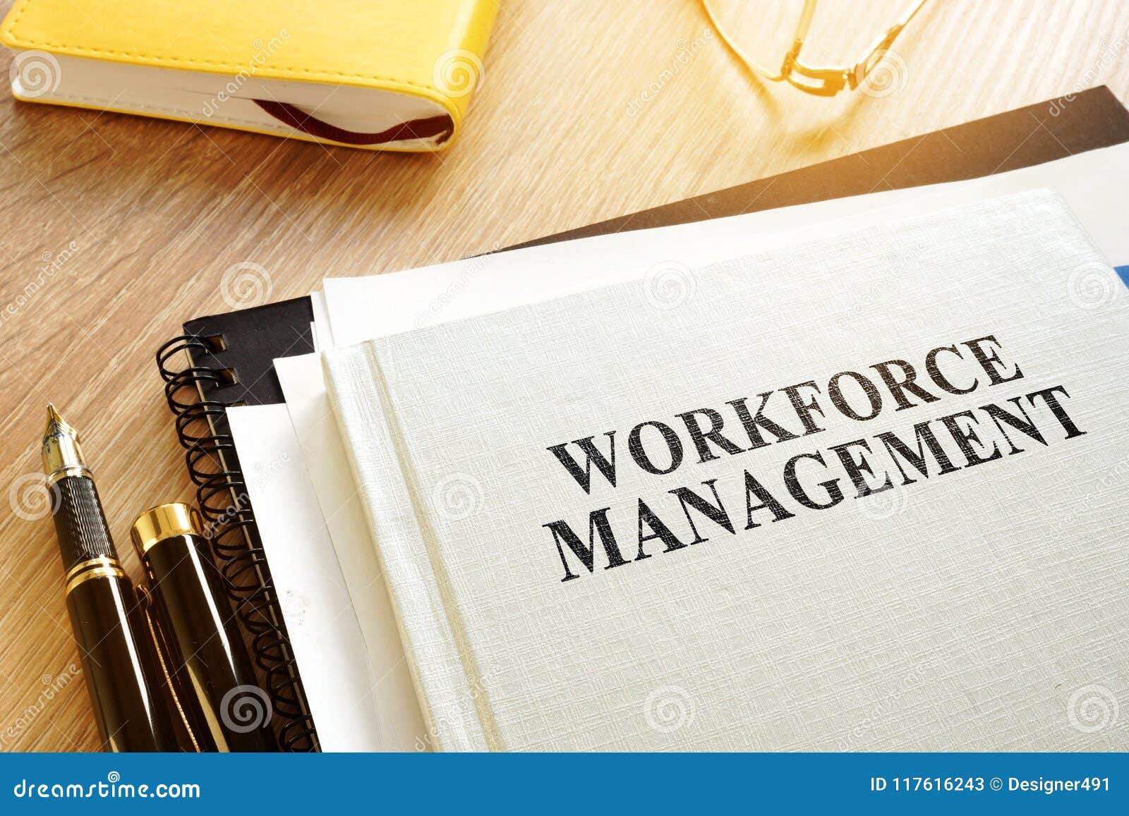 Book about Workforce Management. Stock Image Image of book, technology 117616243