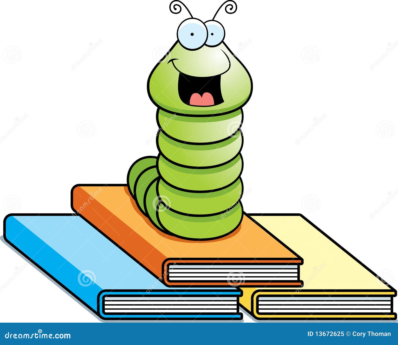 free animated bookworm clipart - photo #32