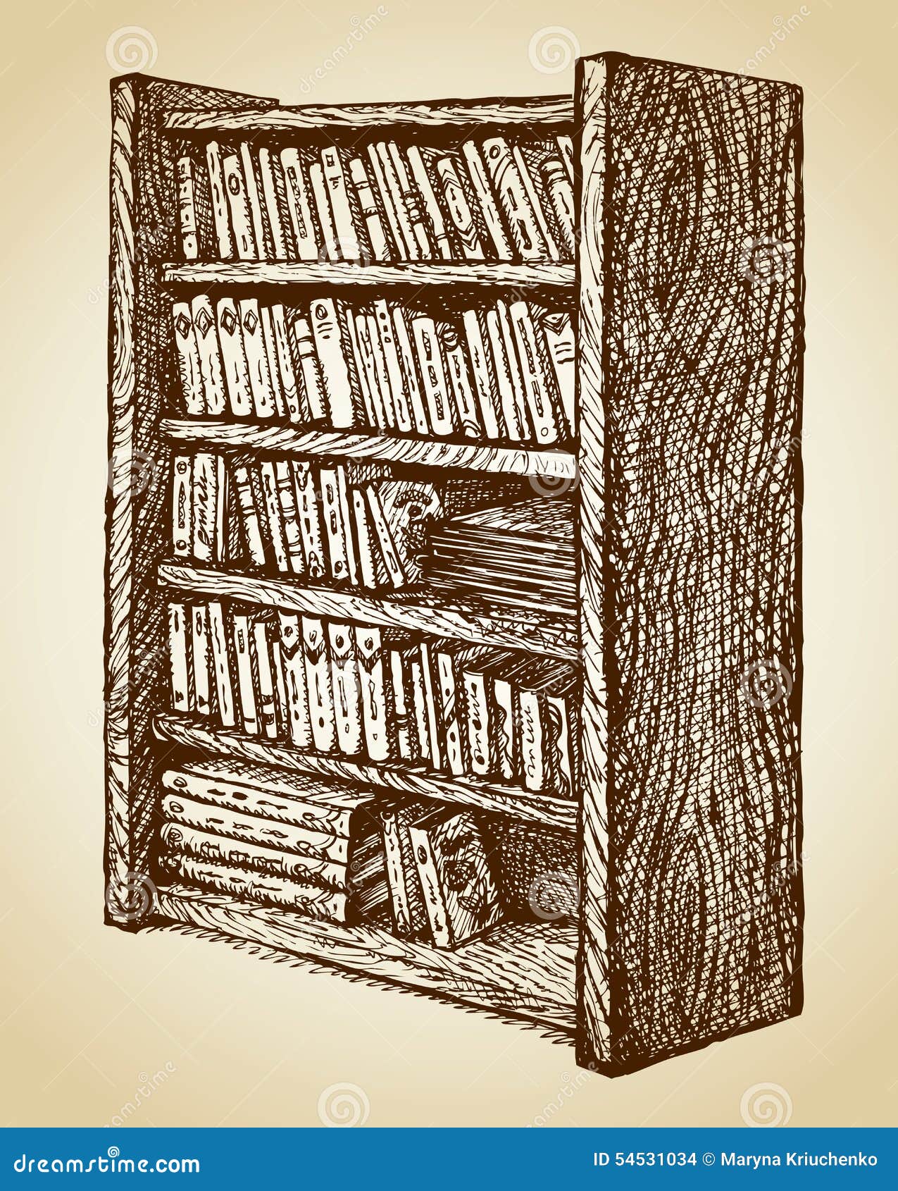 Bookshelf рисунок