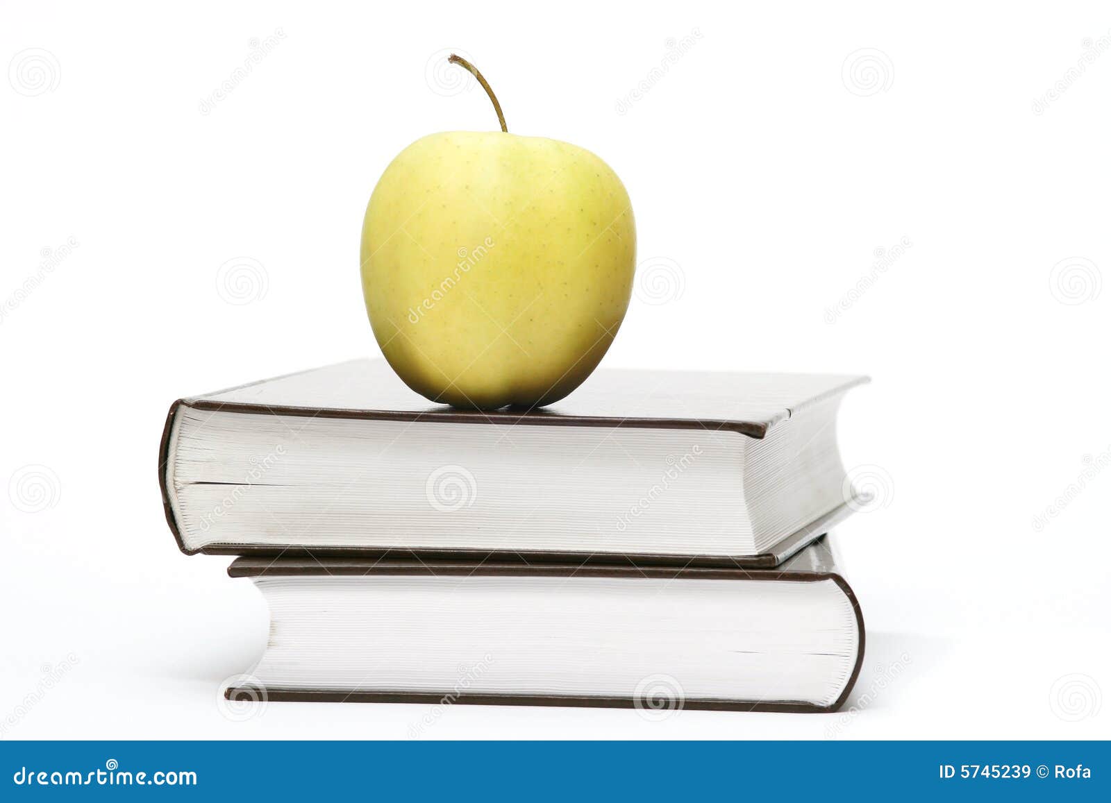Books and apple stock image. Image of apple, books, vintage 5745239