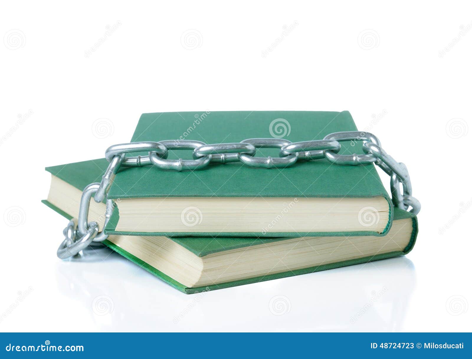 Books in chains stock image. Image of concepts, padlock 48724723