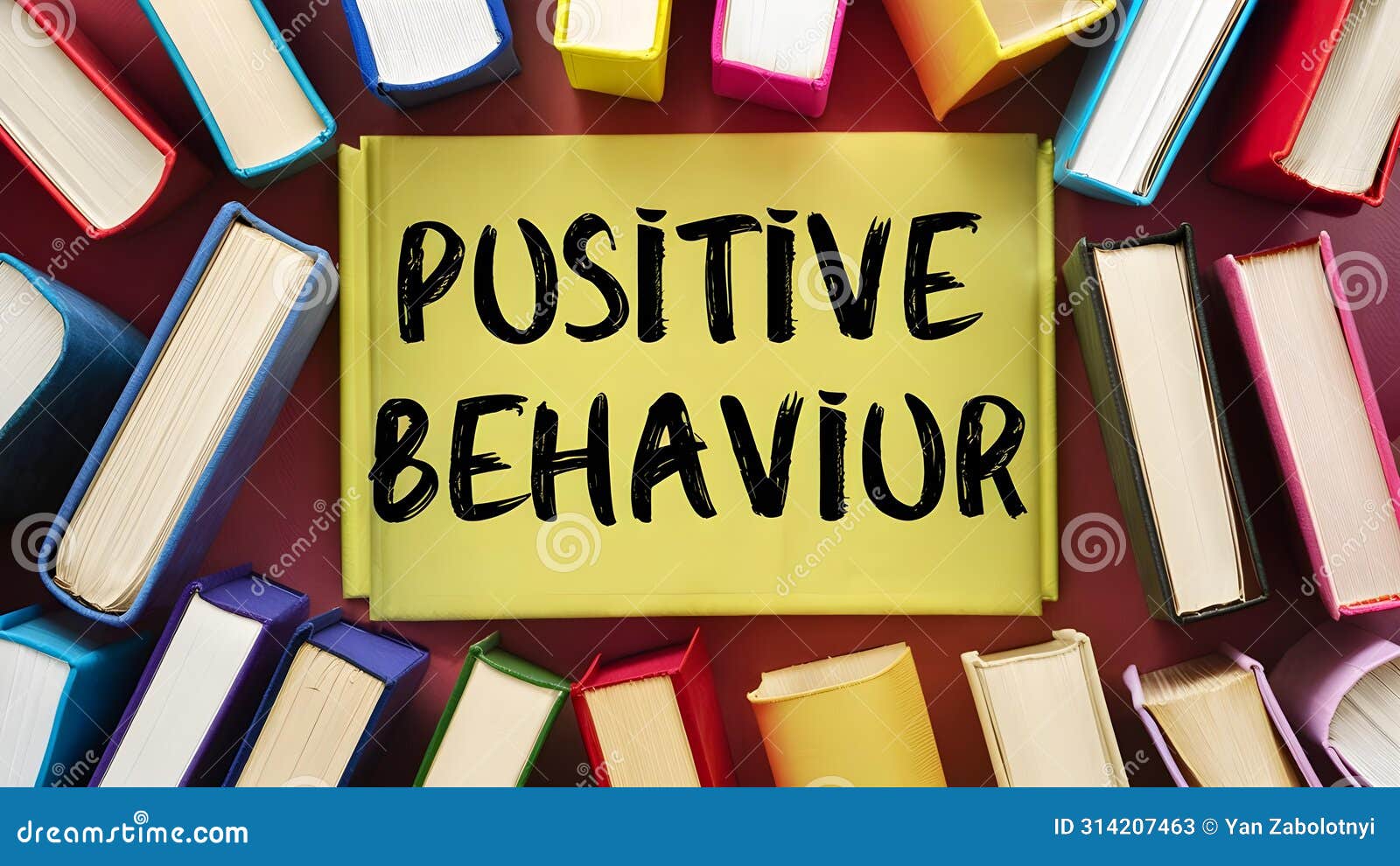 books of change: shaping positive behavior. concept positive reinforcement, behavior modification,