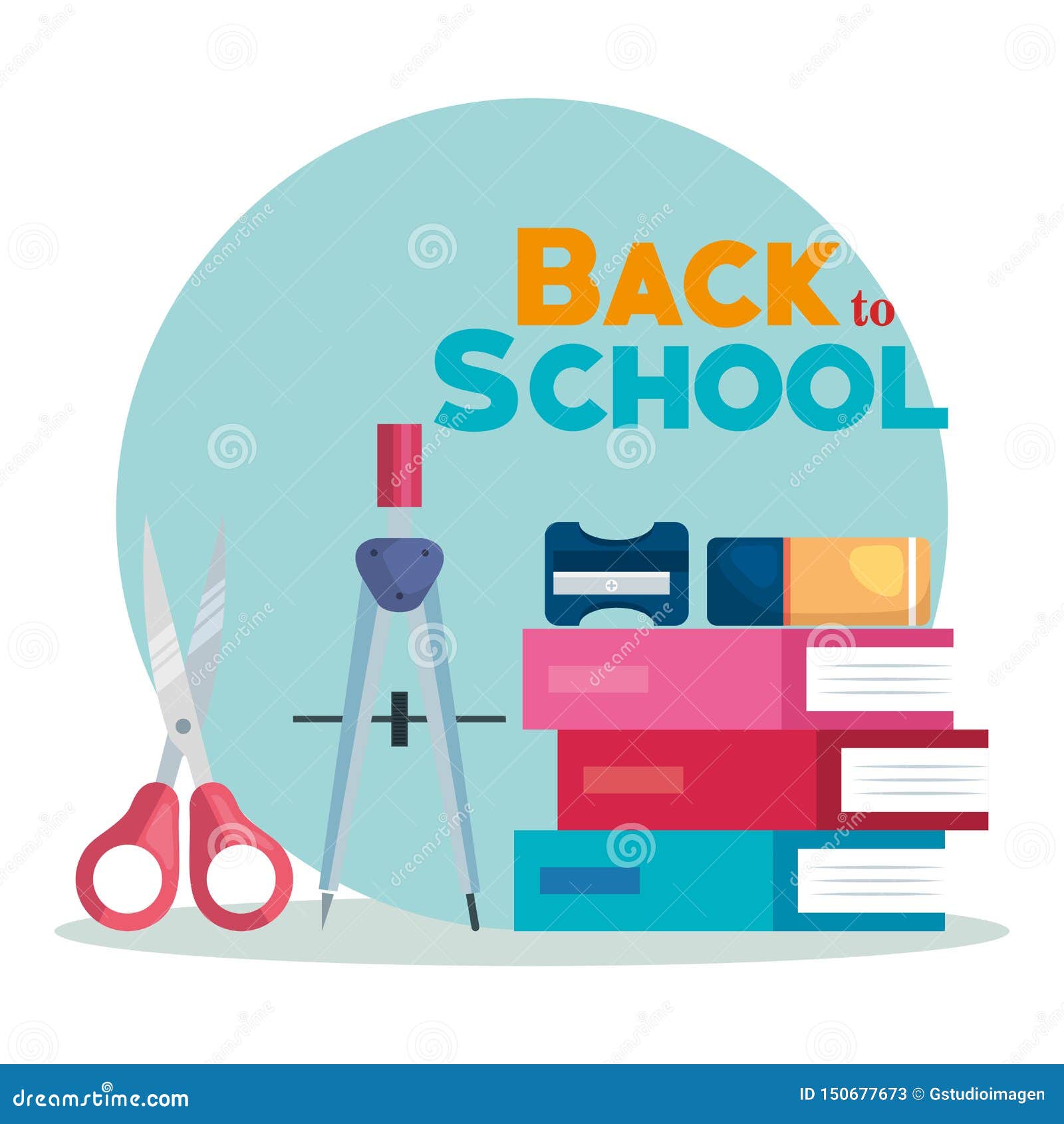 Sharpener Eraser Compasses Pen Pencil Straight Scale Protractor Line