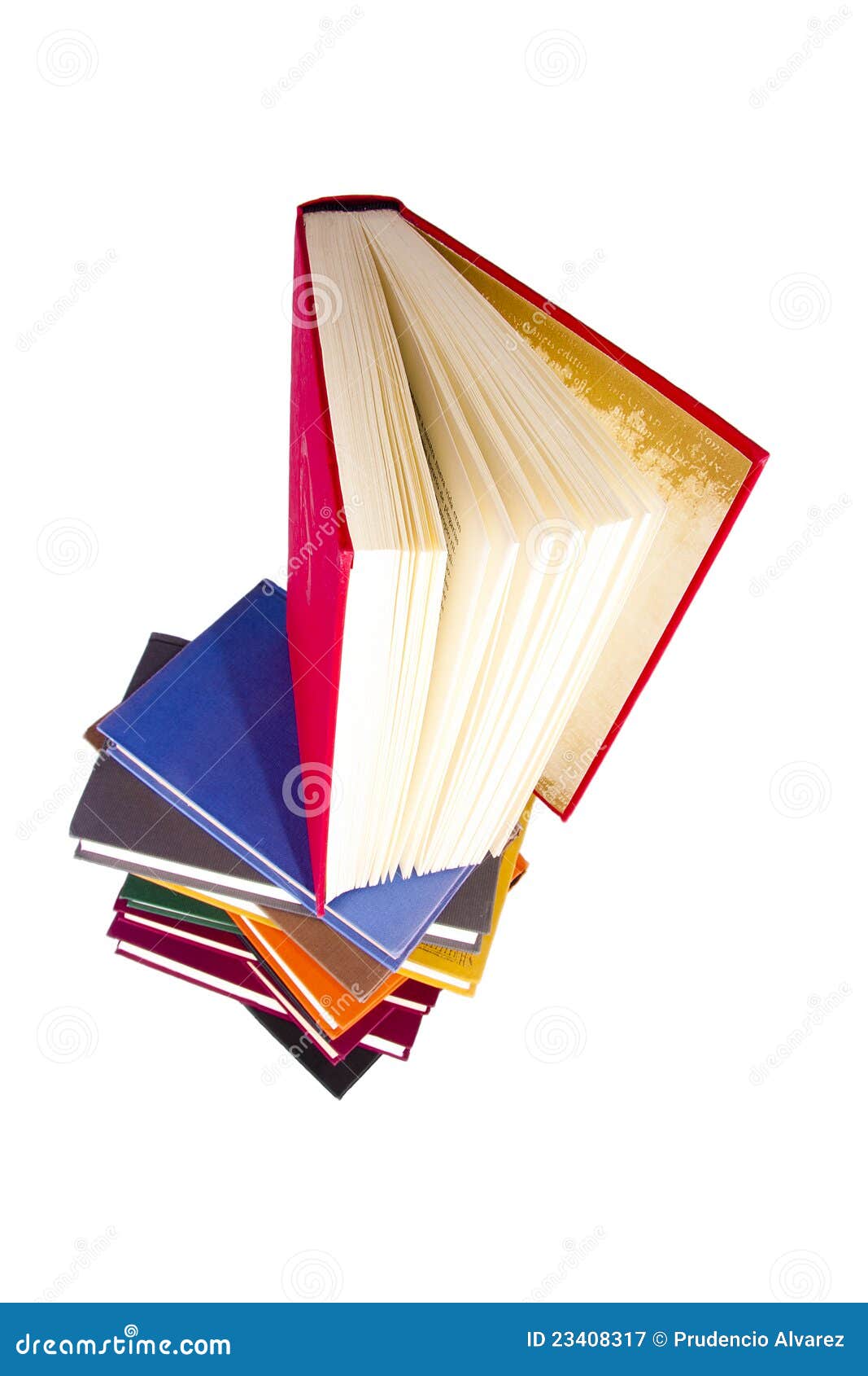 Books Isolated On White Background Stock Image Image of books, race 23408317