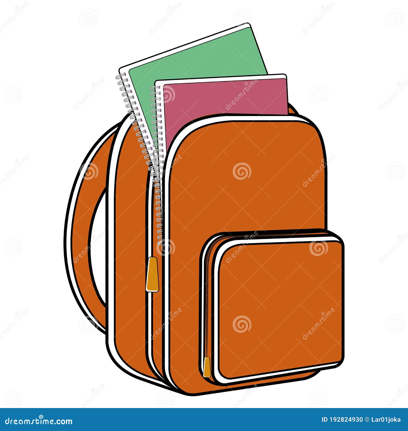 School bag reading book Stock Vector by ©clairev 2260307