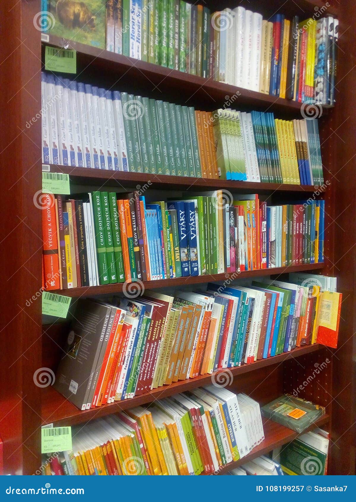 Books shelves editorial photography. Image of rhei, teaches 108199257