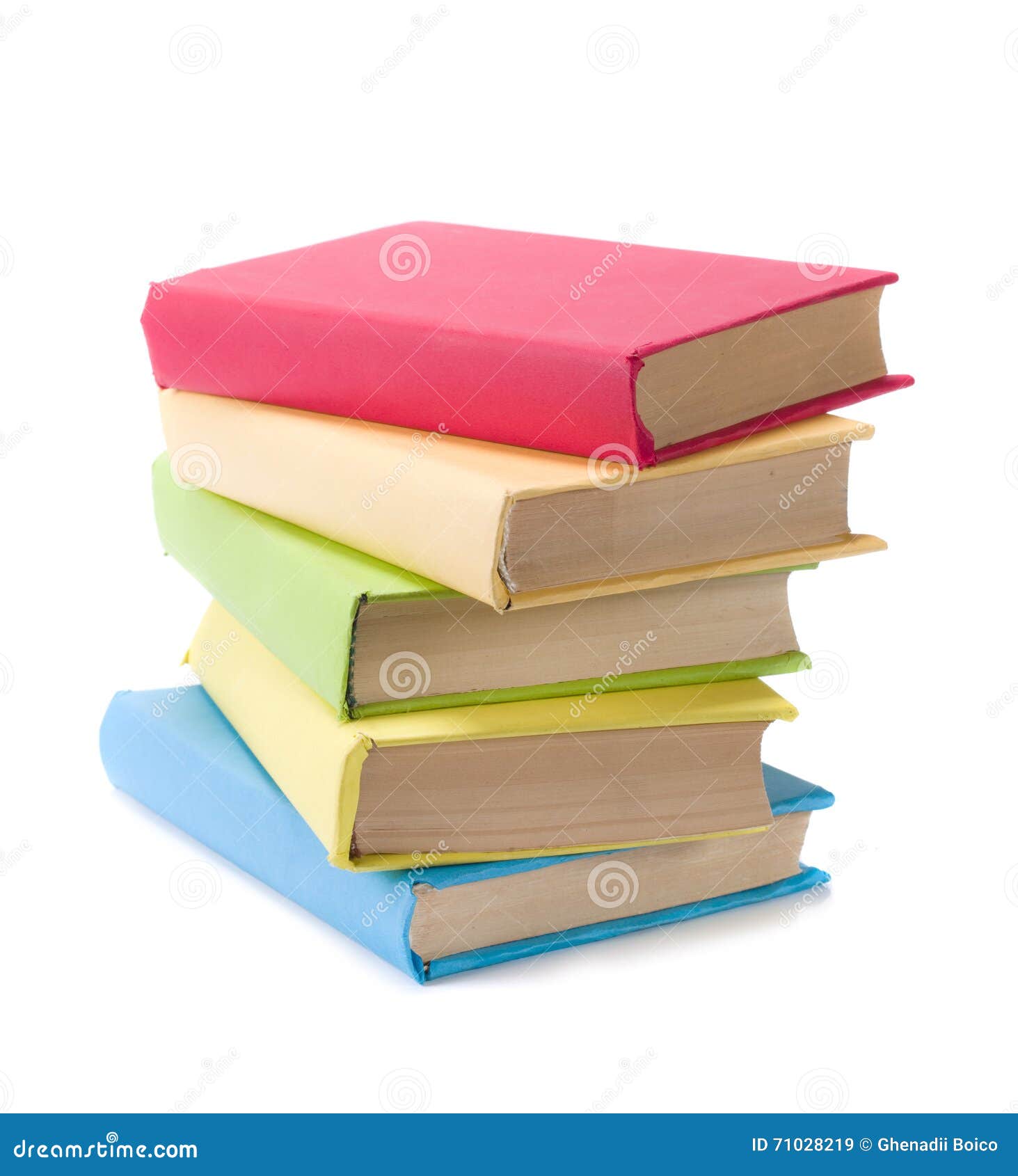 Books on white background stock image. Image of educational 71028219