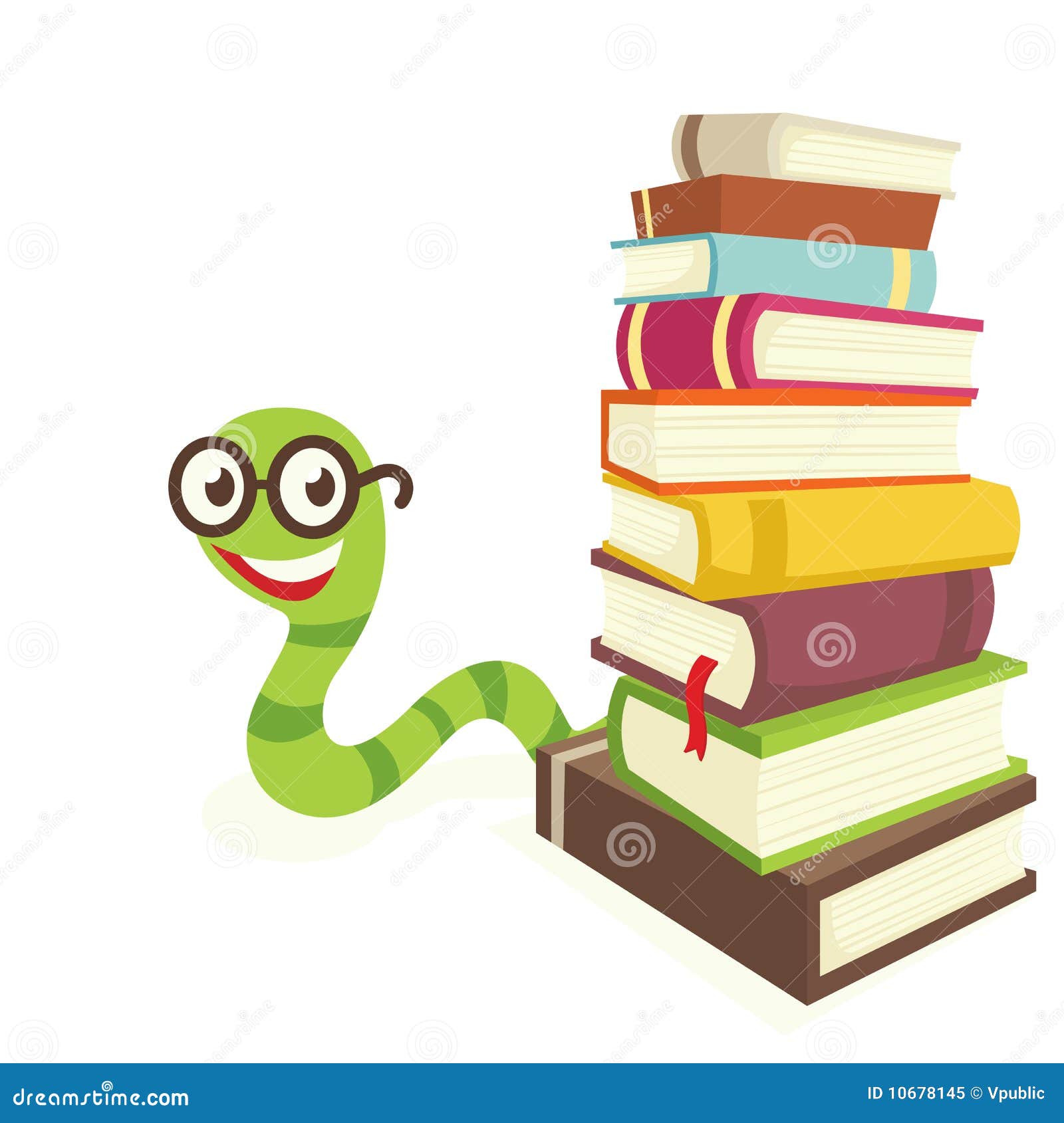 clipart bookworm with glasses - photo #23