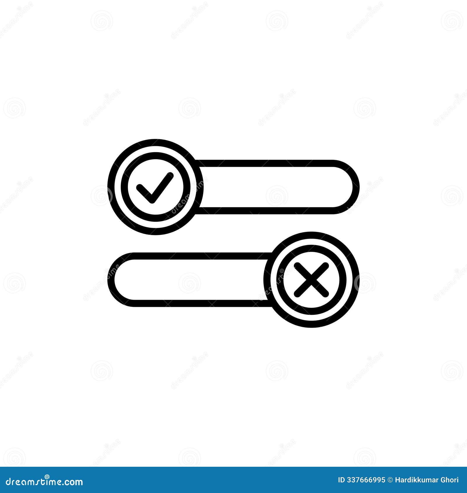 boolean  icon set. true and false . right and wrong  