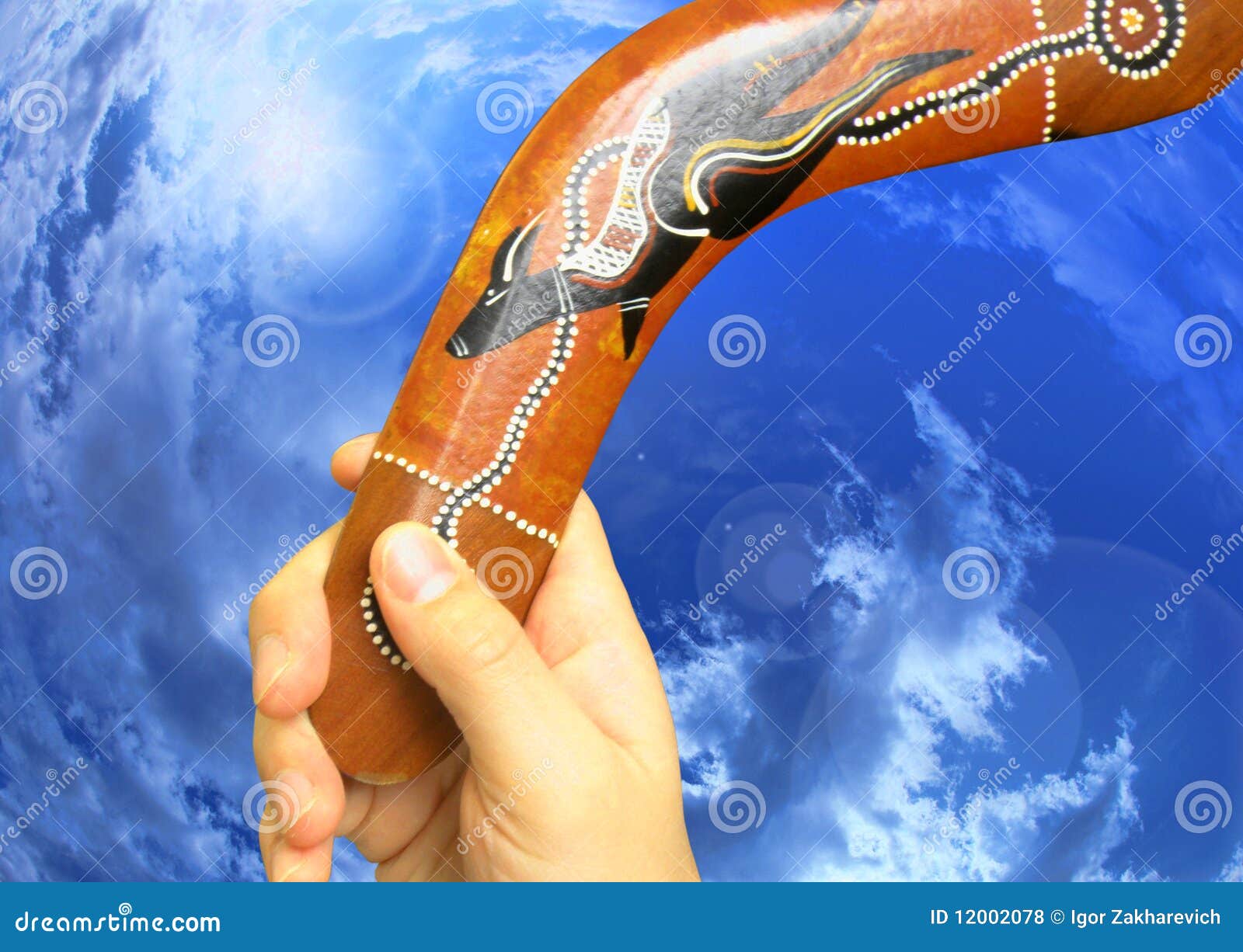 Boomerang stock photo. Image of pursuit, kangaroo, aboriginals 12002078