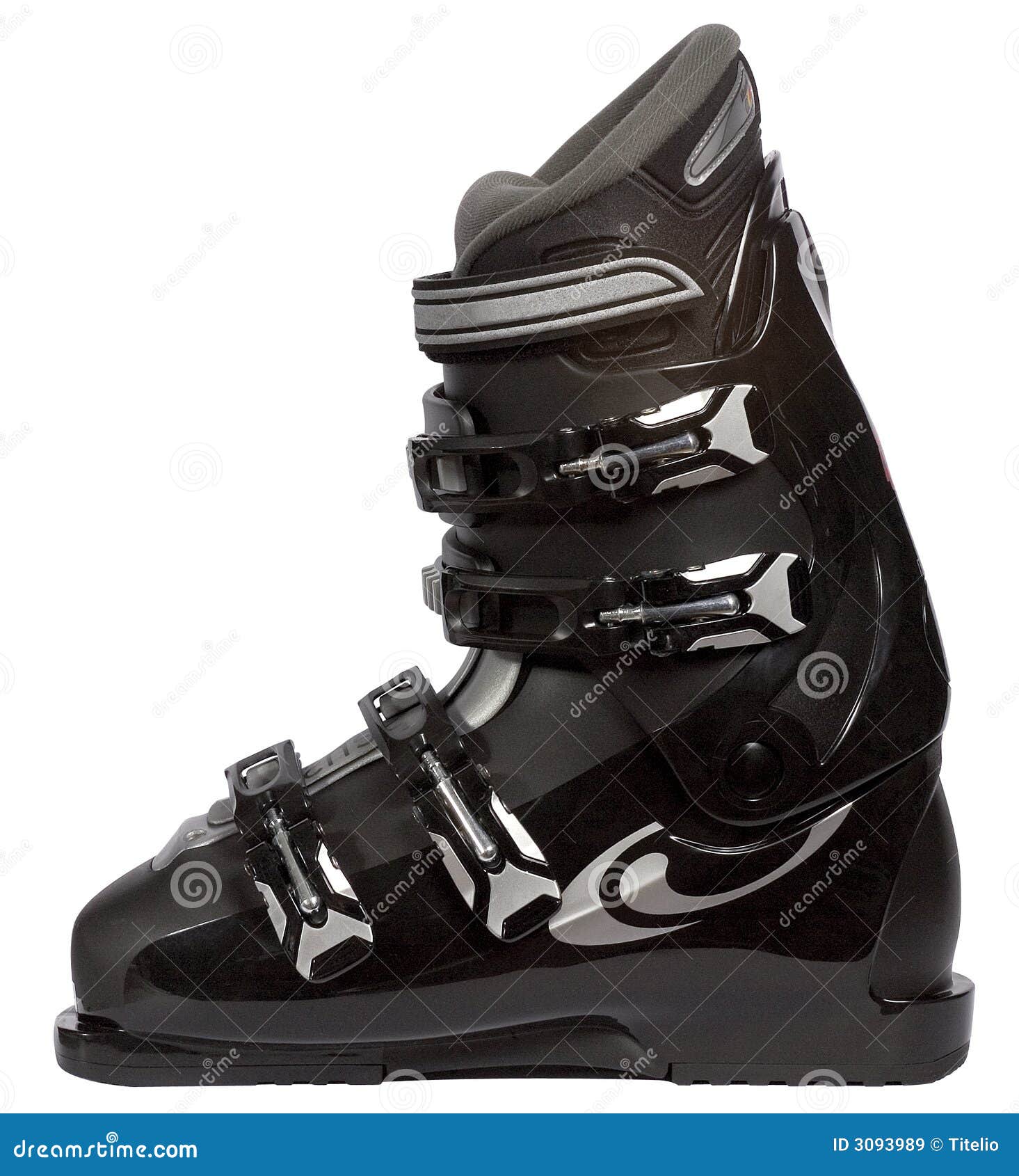 Boot stock image. Image of isolated, skiing, boot, plastic - 3093989