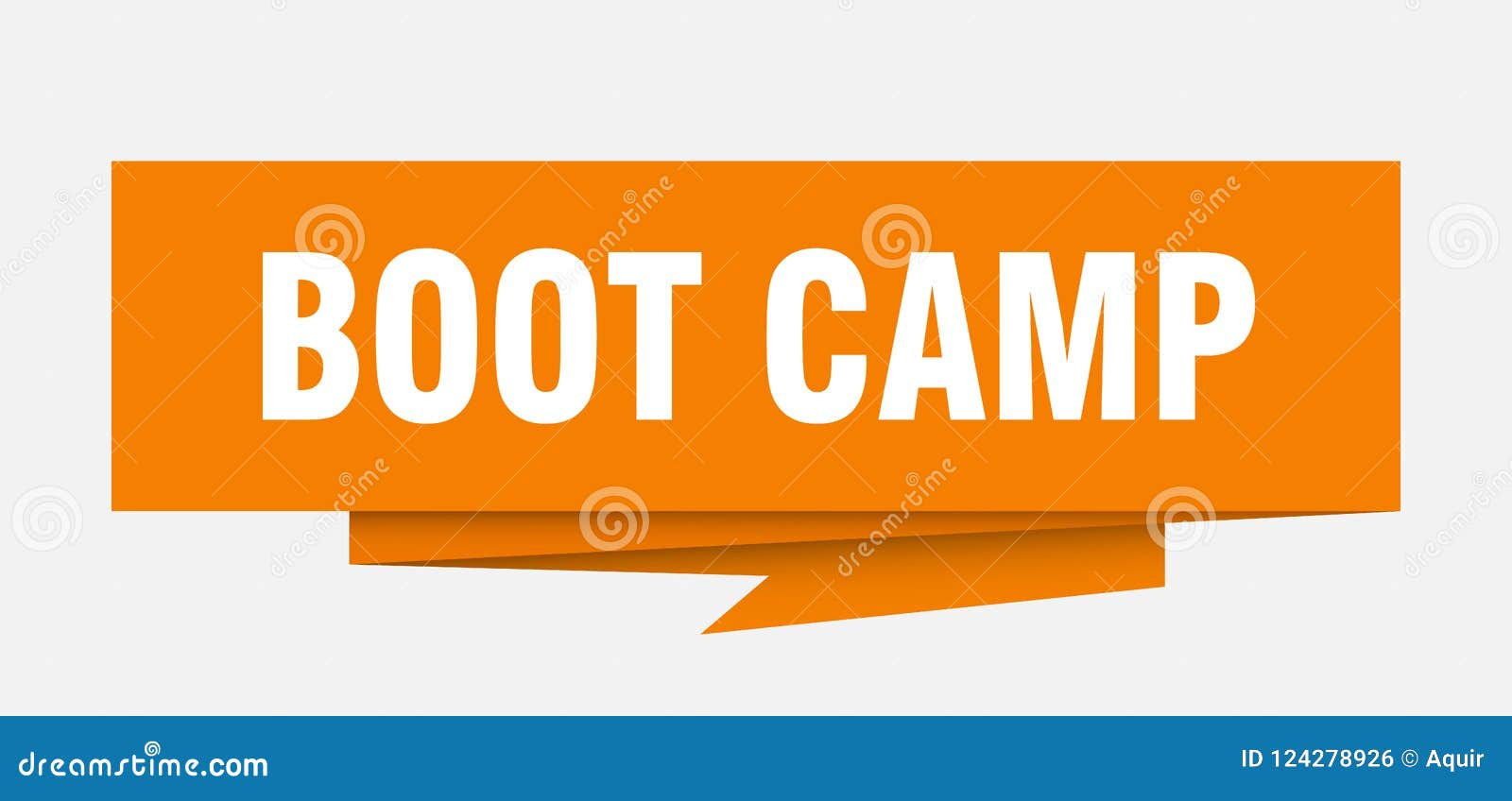 Boot camp stock vector. Illustration of bubble, square - 124278926