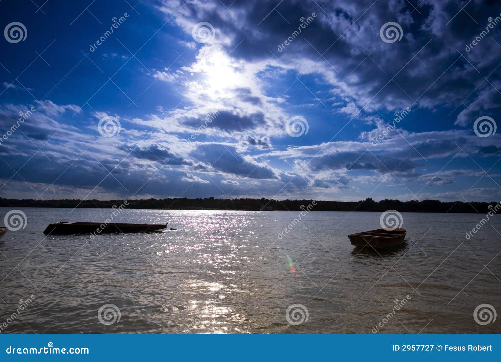 Boot in the river stock image. Image of boat, beauty, lake 2957727