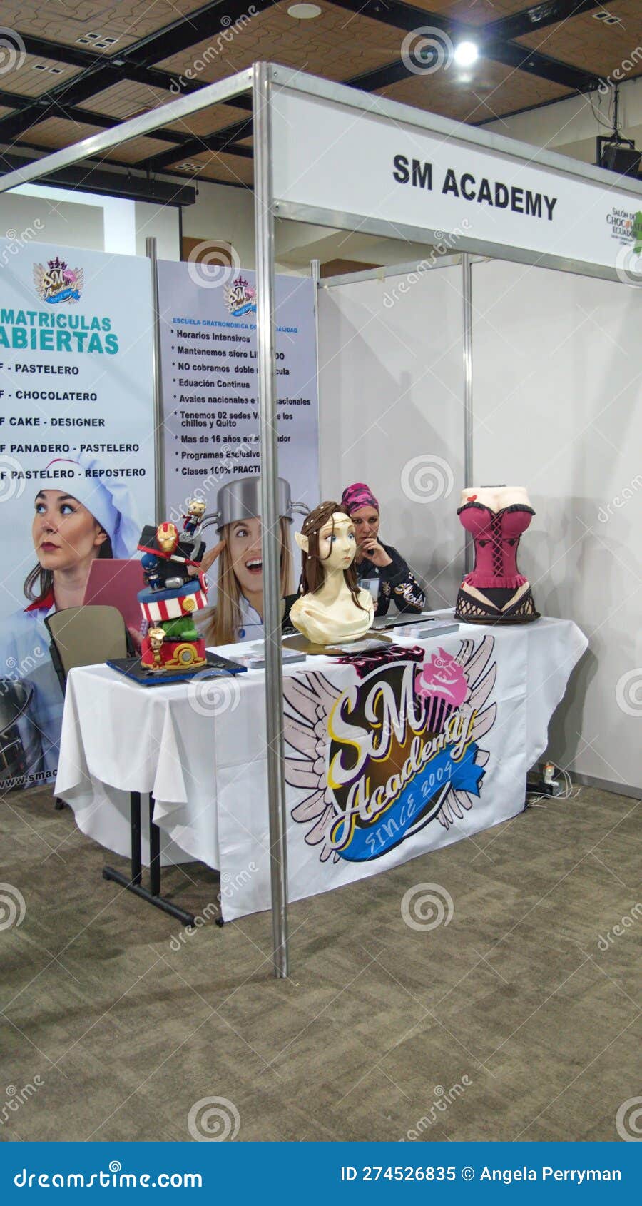 Booths at the Chocolate Festival in Ecuador Editorial Image Image of