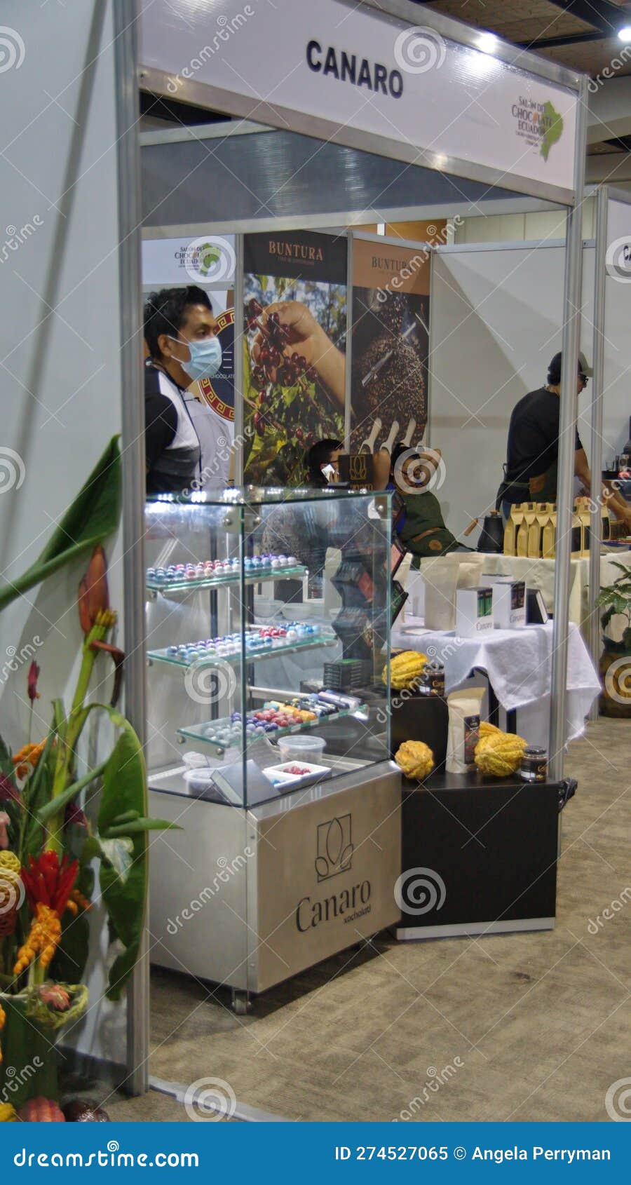 Booths at the Chocolate Festival in Ecuador Editorial Image Image of