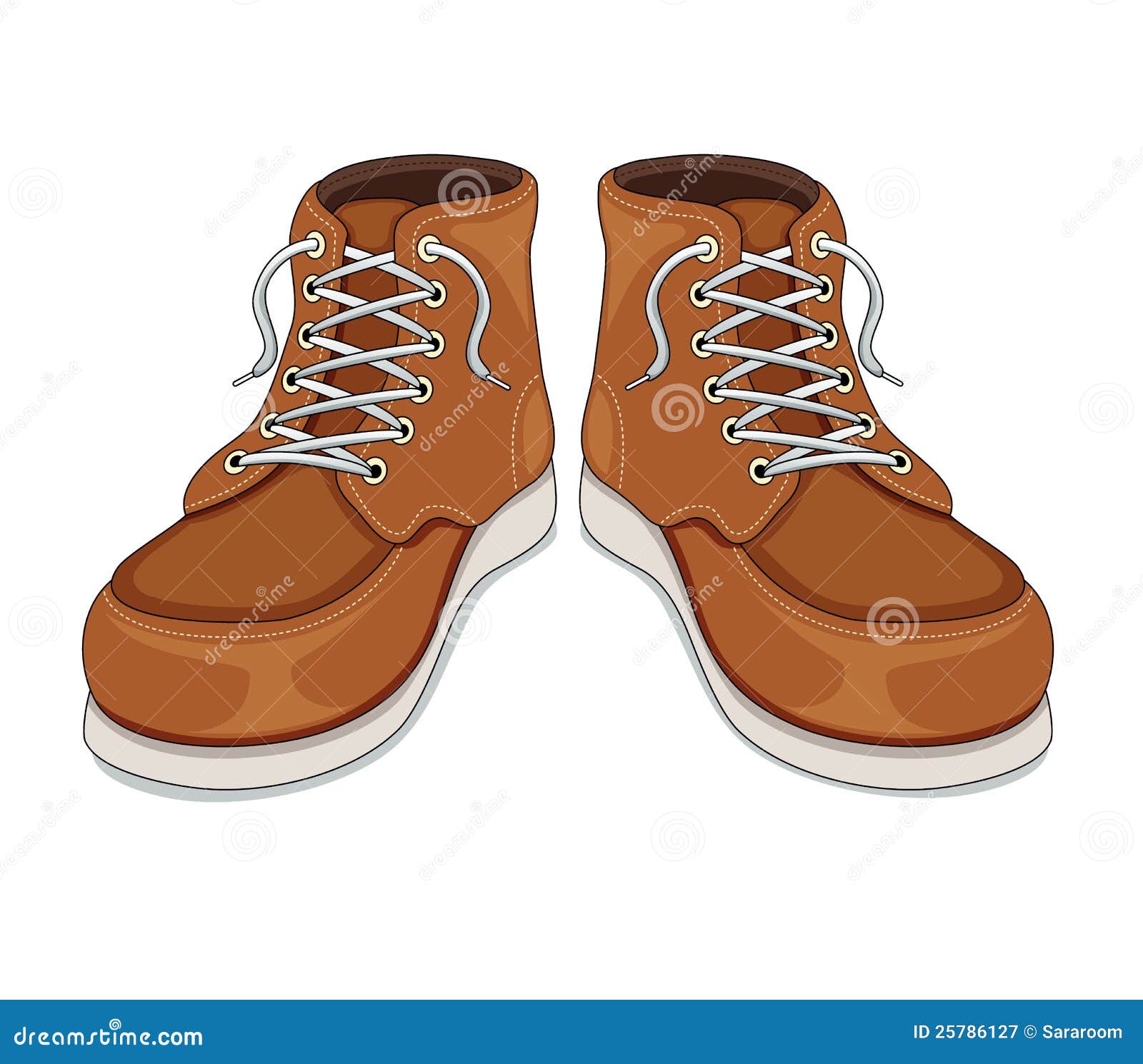 Boots stock vector. Illustration of drawing, human, rubber 25786127