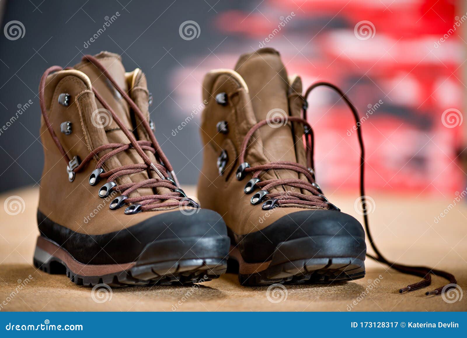Hiking boots stock image. Image of hike, hiking, copyspace 173128317