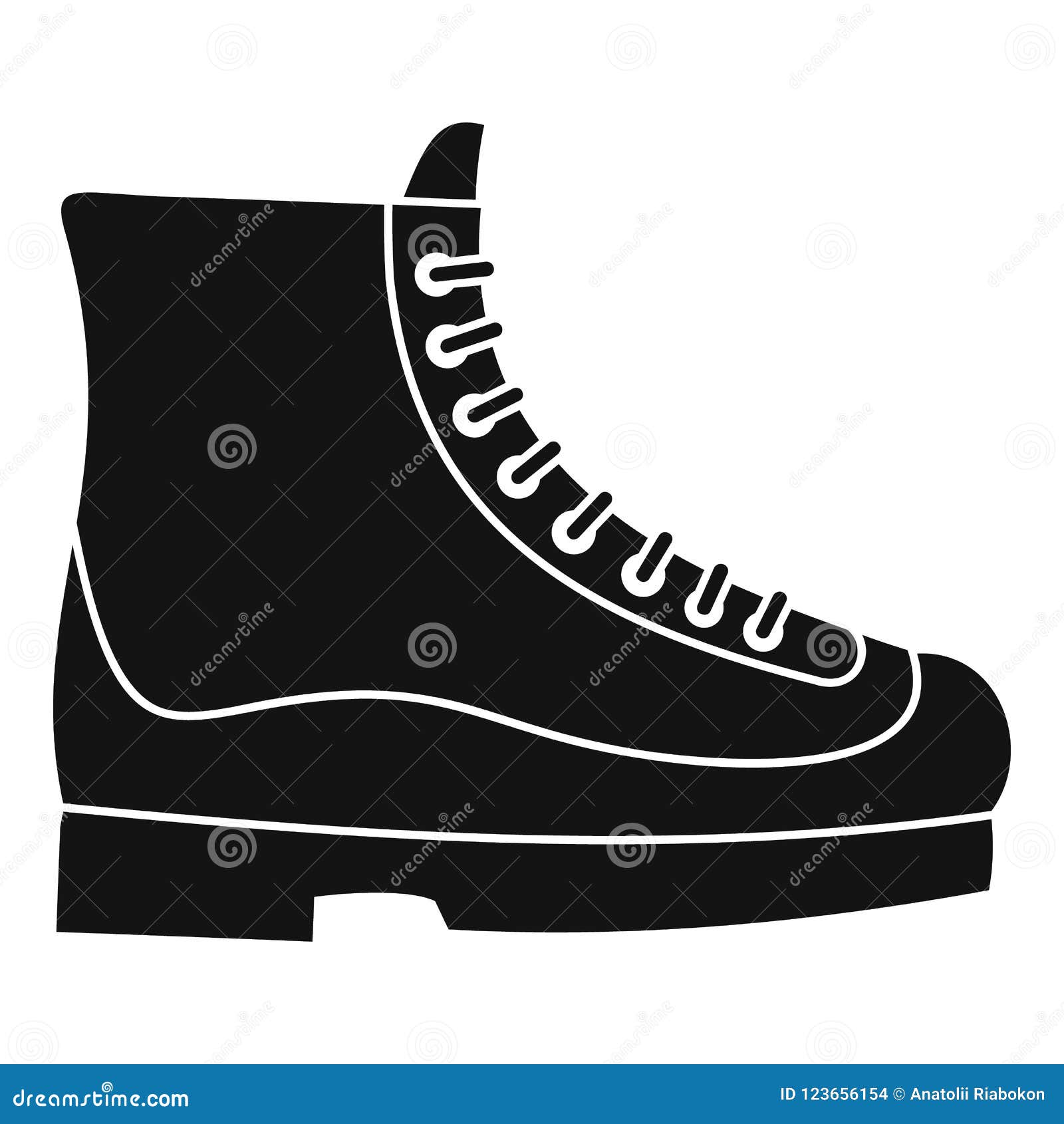 Boots icon, simple style stock illustration. Illustration of military ...