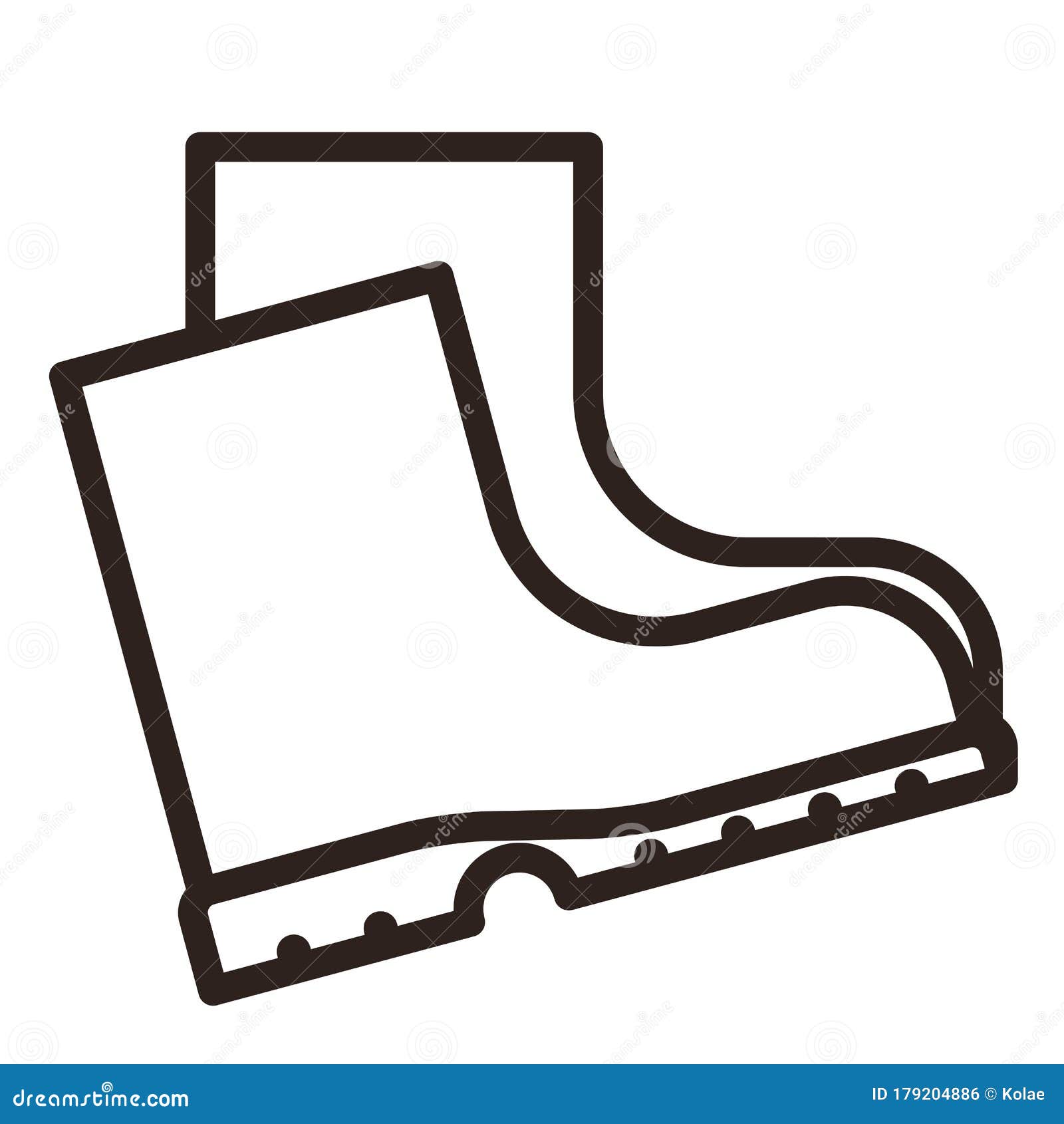 Boots Icon - Vector Illustration Stock Vector - Illustration of fashion ...