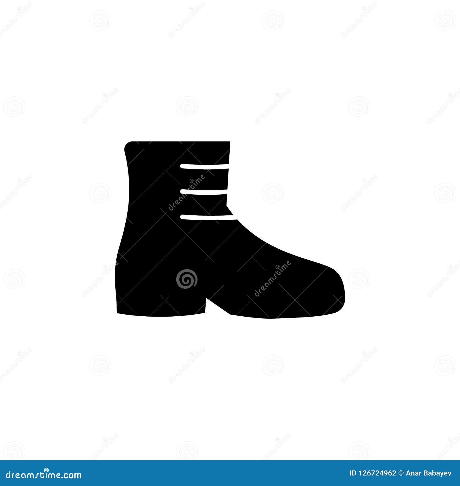 Boots Icon on White Background. Clothing or Clothes or Fashion for Man ...