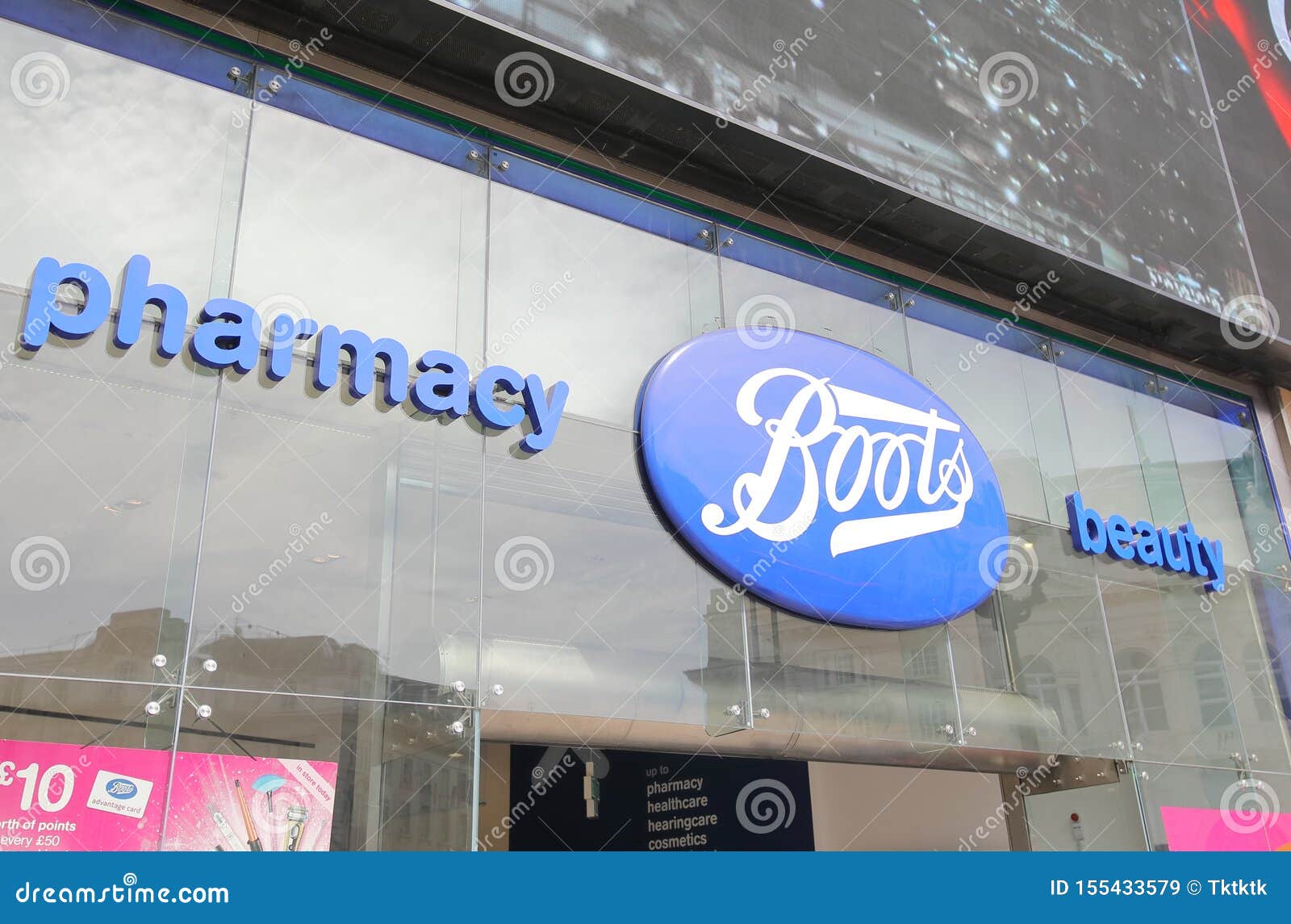 Boots pharmacy London UK editorial stock image. Image of beauty 155433579