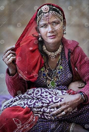 Bopa Gypsy Woman from Jaisalmer Region, Indian State of Rajasthan