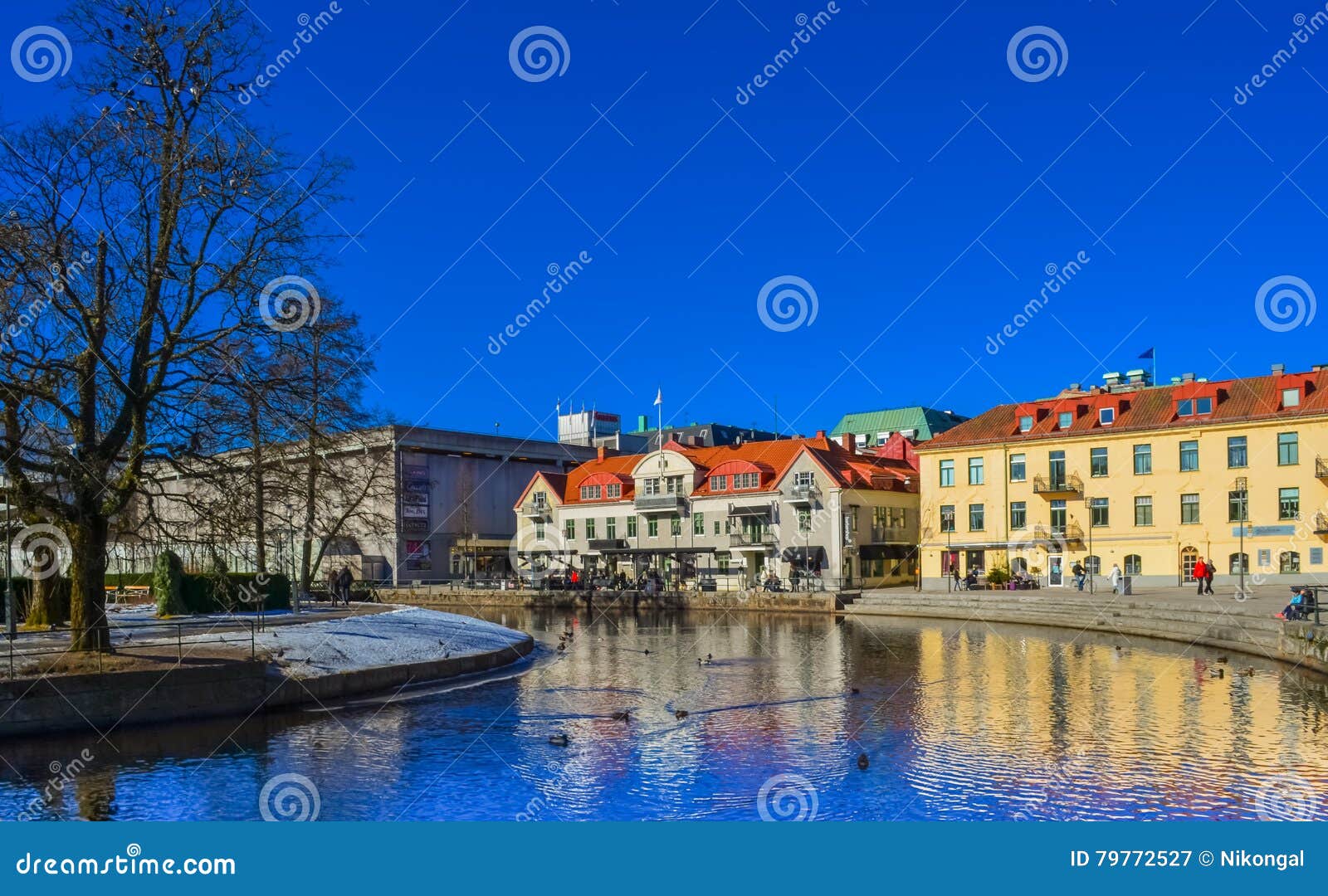 Boras, Svezia fotografia editoriale. Immagine di riflessione 79772527