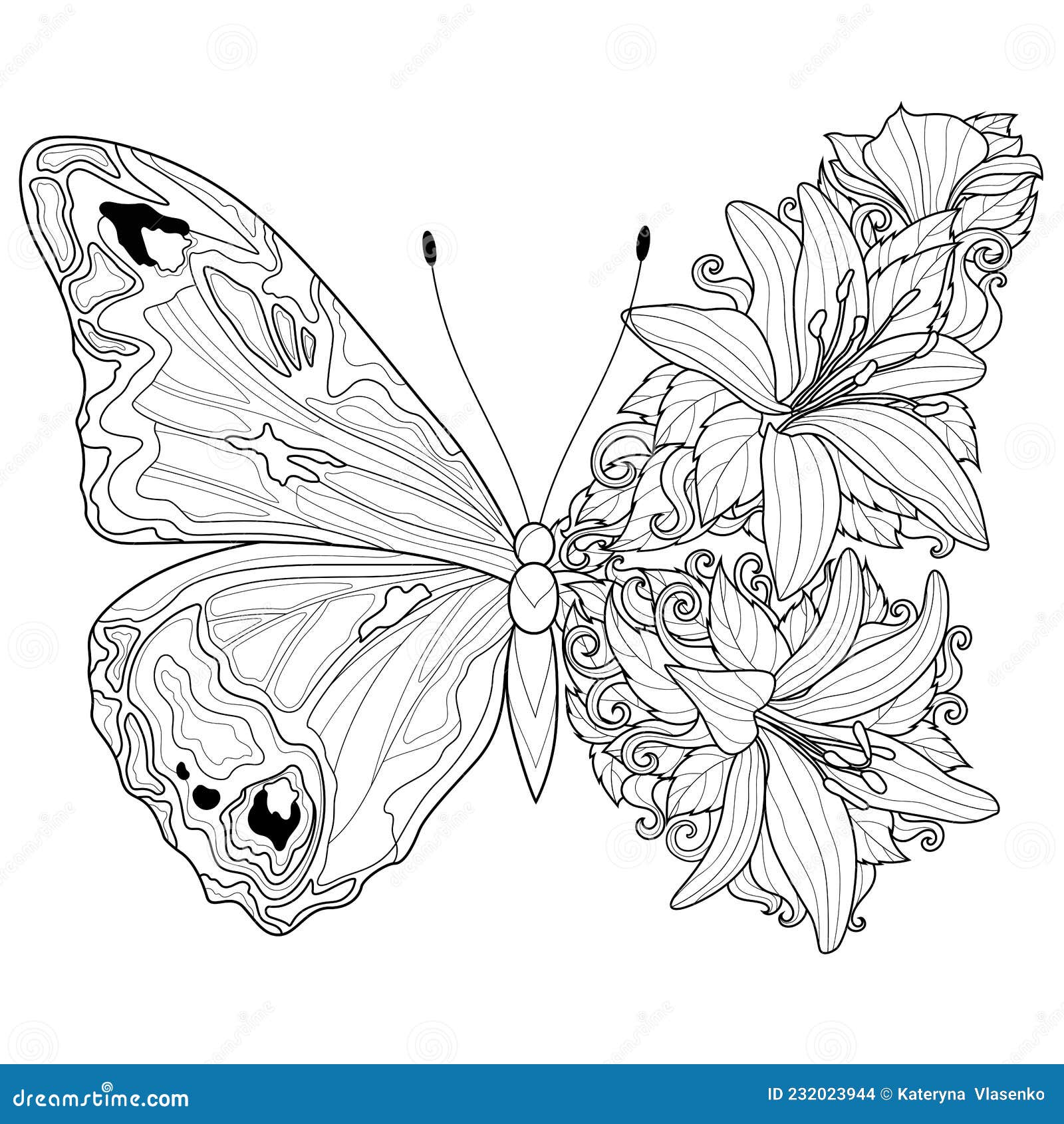 desenhos de flores para colorir  Flower coloring pages, Rose coloring  pages, Butterfly coloring page