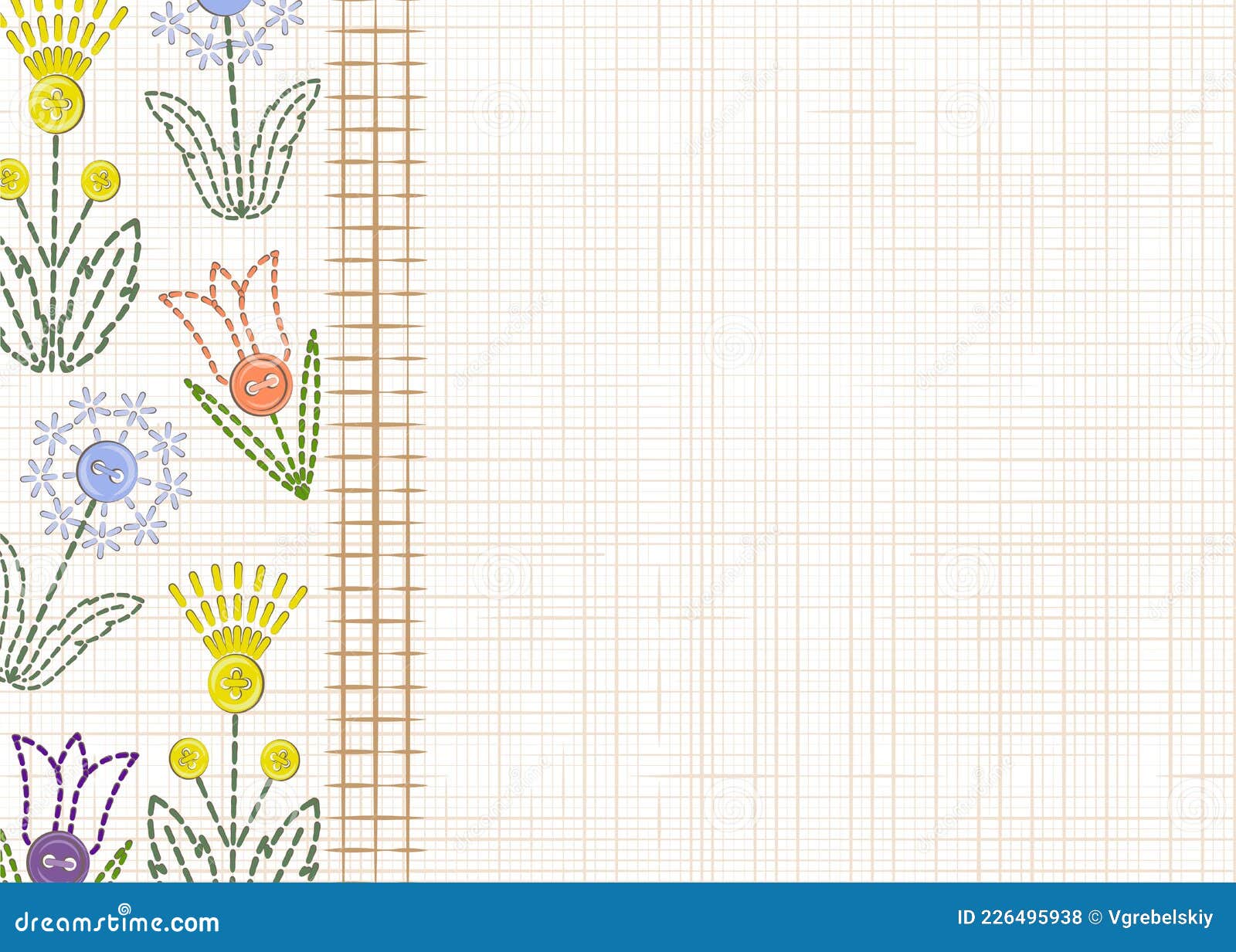 Bordado y costura ilustración del vector. Ilustración de decorativo - 226495938 Bordado y costura ilustración del vector. Ilustración de decorativo - 226495938