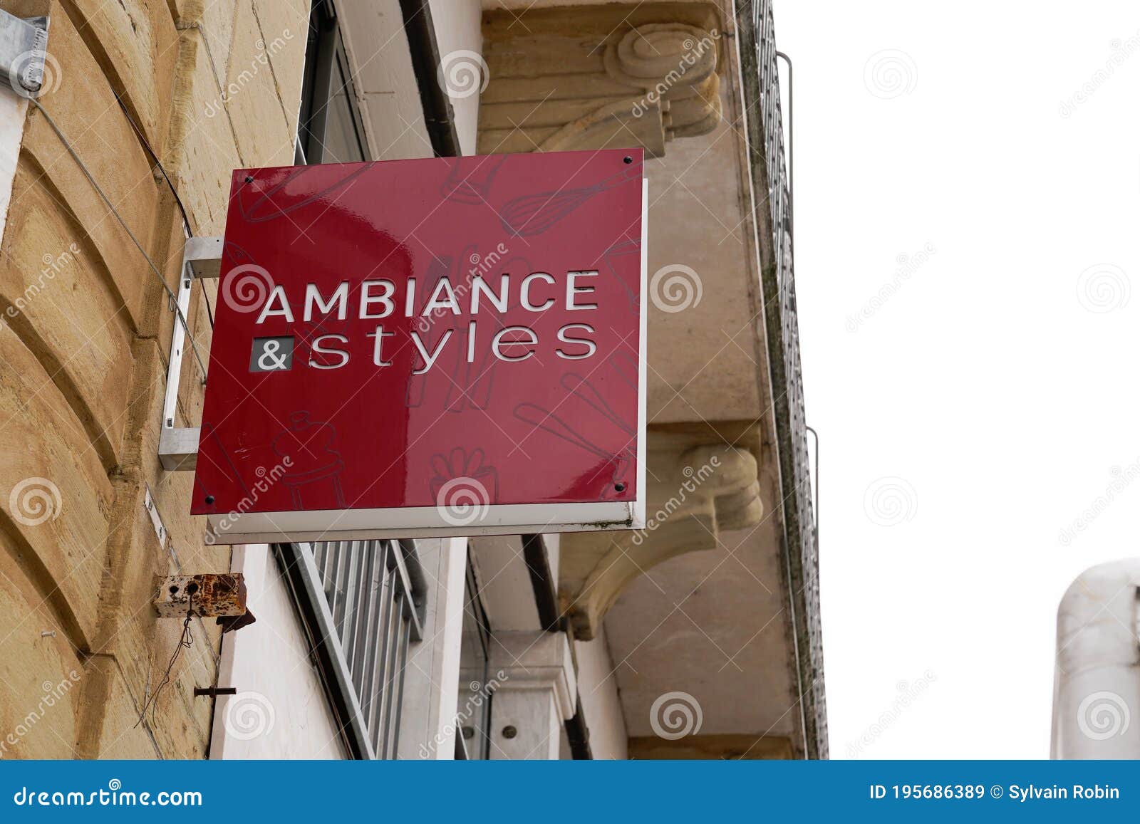 Ambiance & Styles Logo and Text Sign Front of Boutique Decoration ...